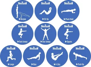 10PCS EXERCISE DOTS PACK