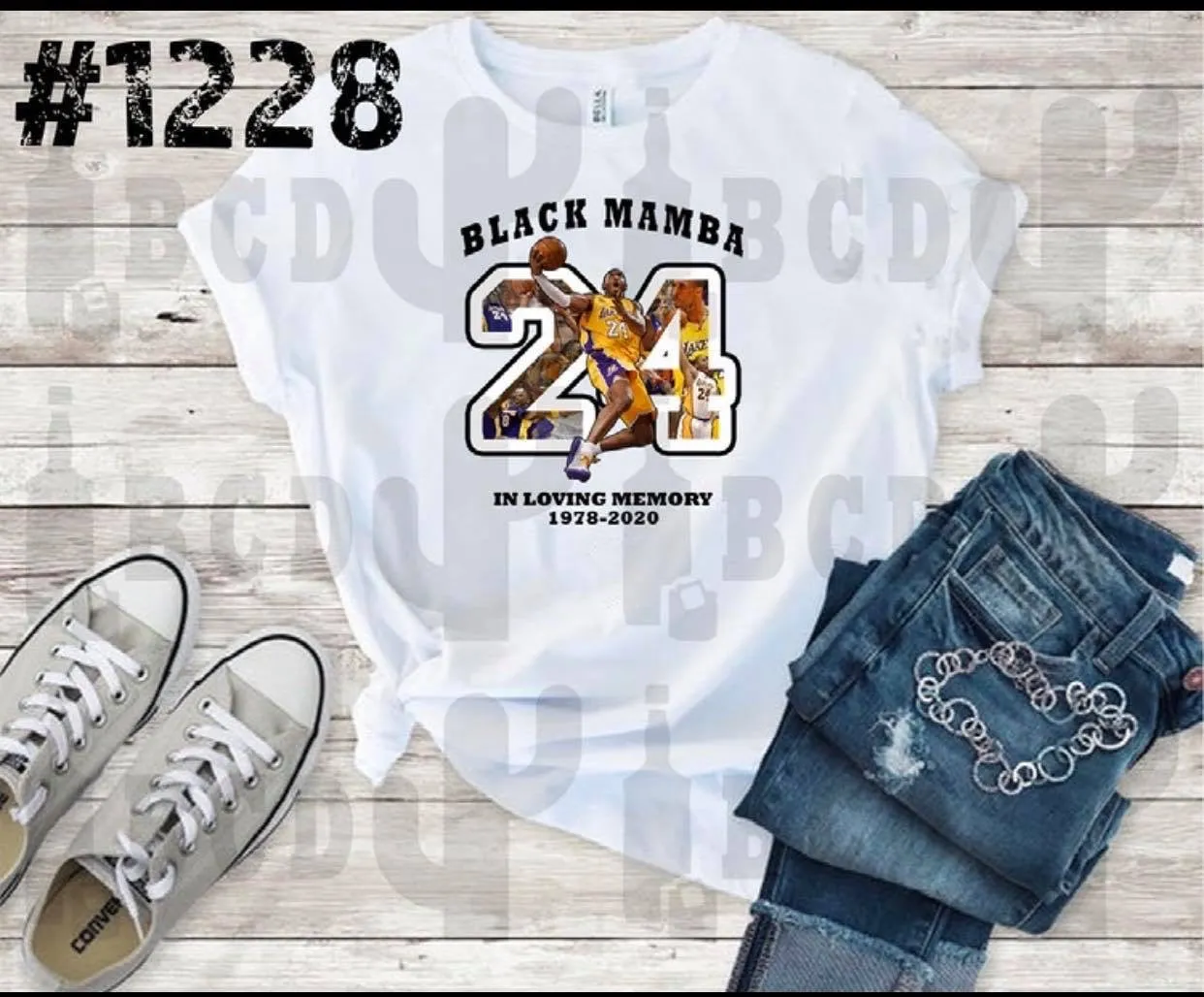 #1228 Black Mamba Kobe In Loving Memory