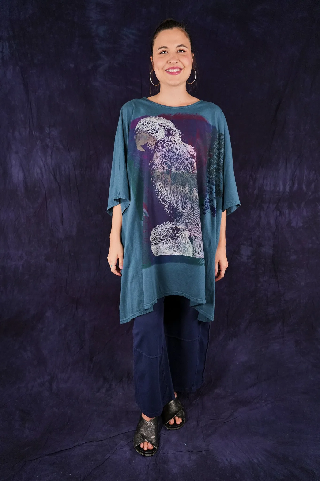 1255 Art Tee Slate Blue-P