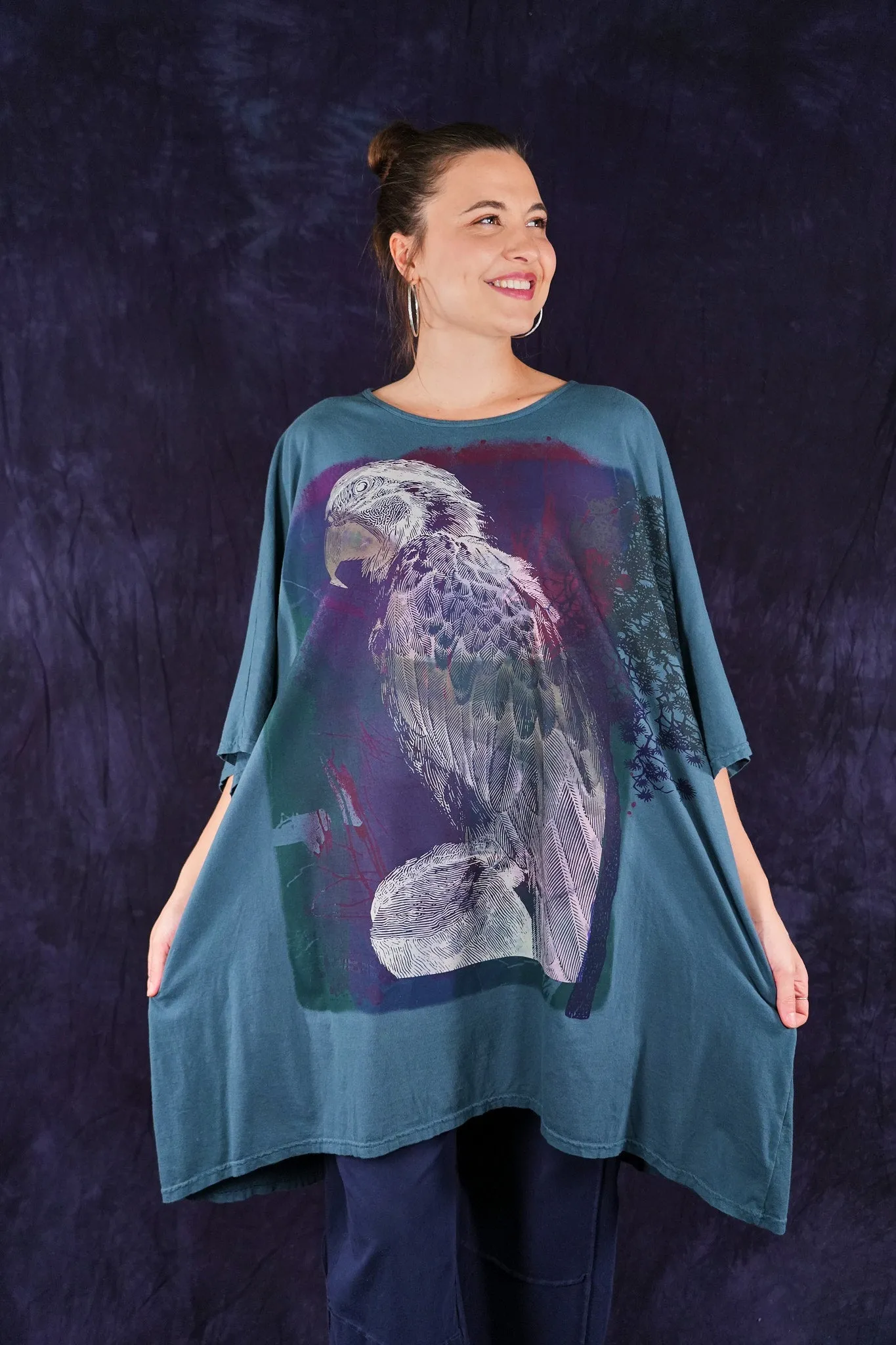 1255 Art Tee Slate Blue-P