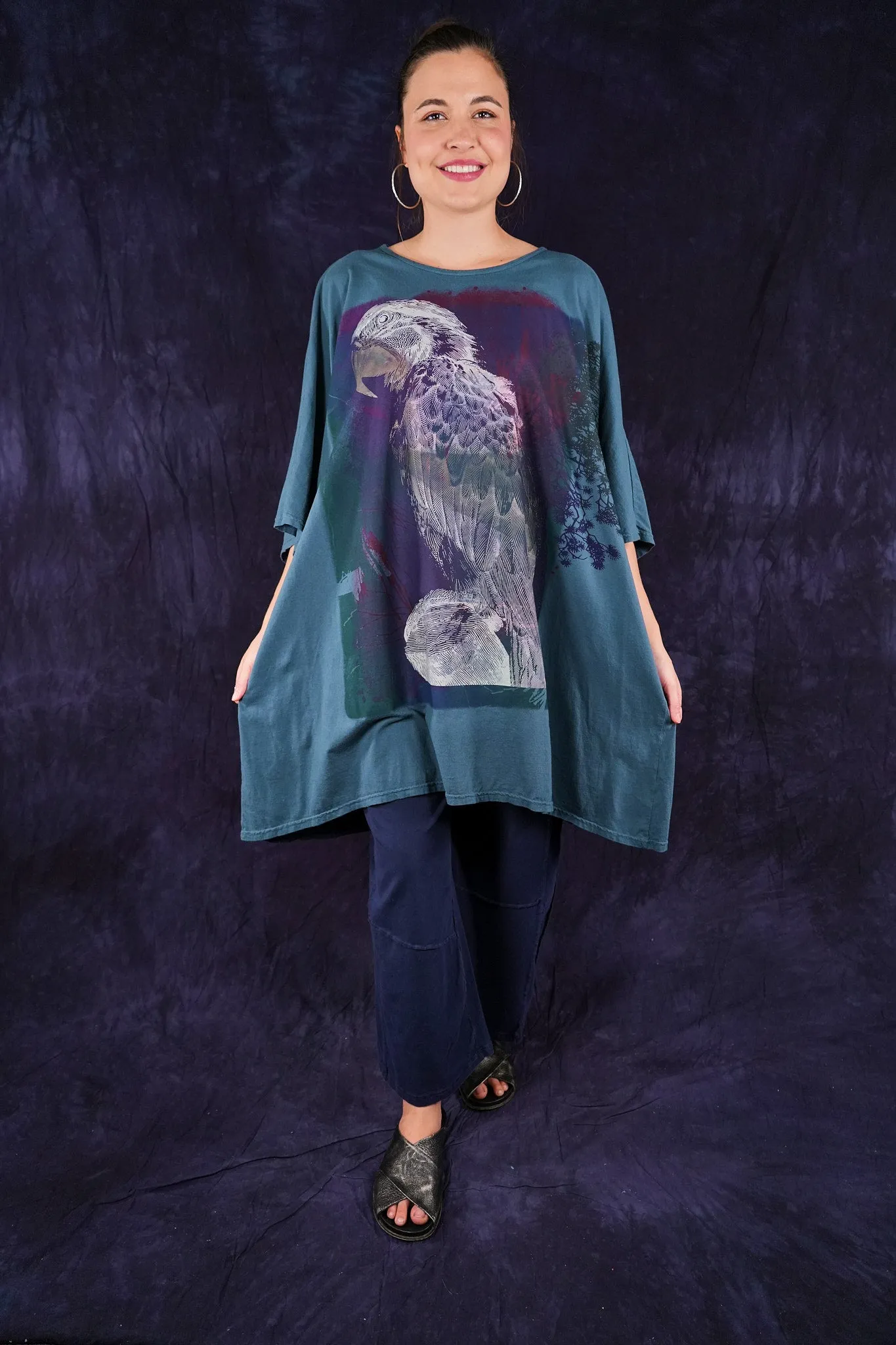 1255 Art Tee Slate Blue-P