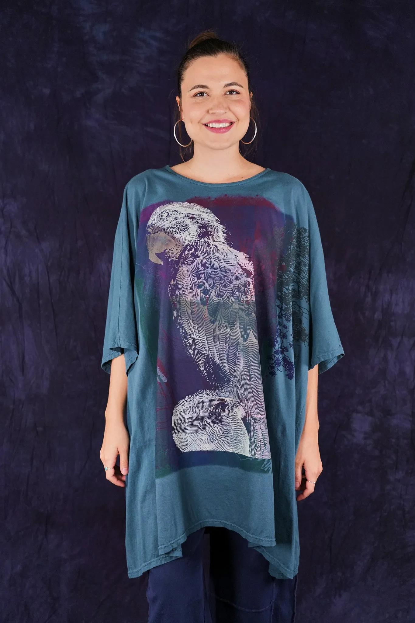 1255 Art Tee Slate Blue-P