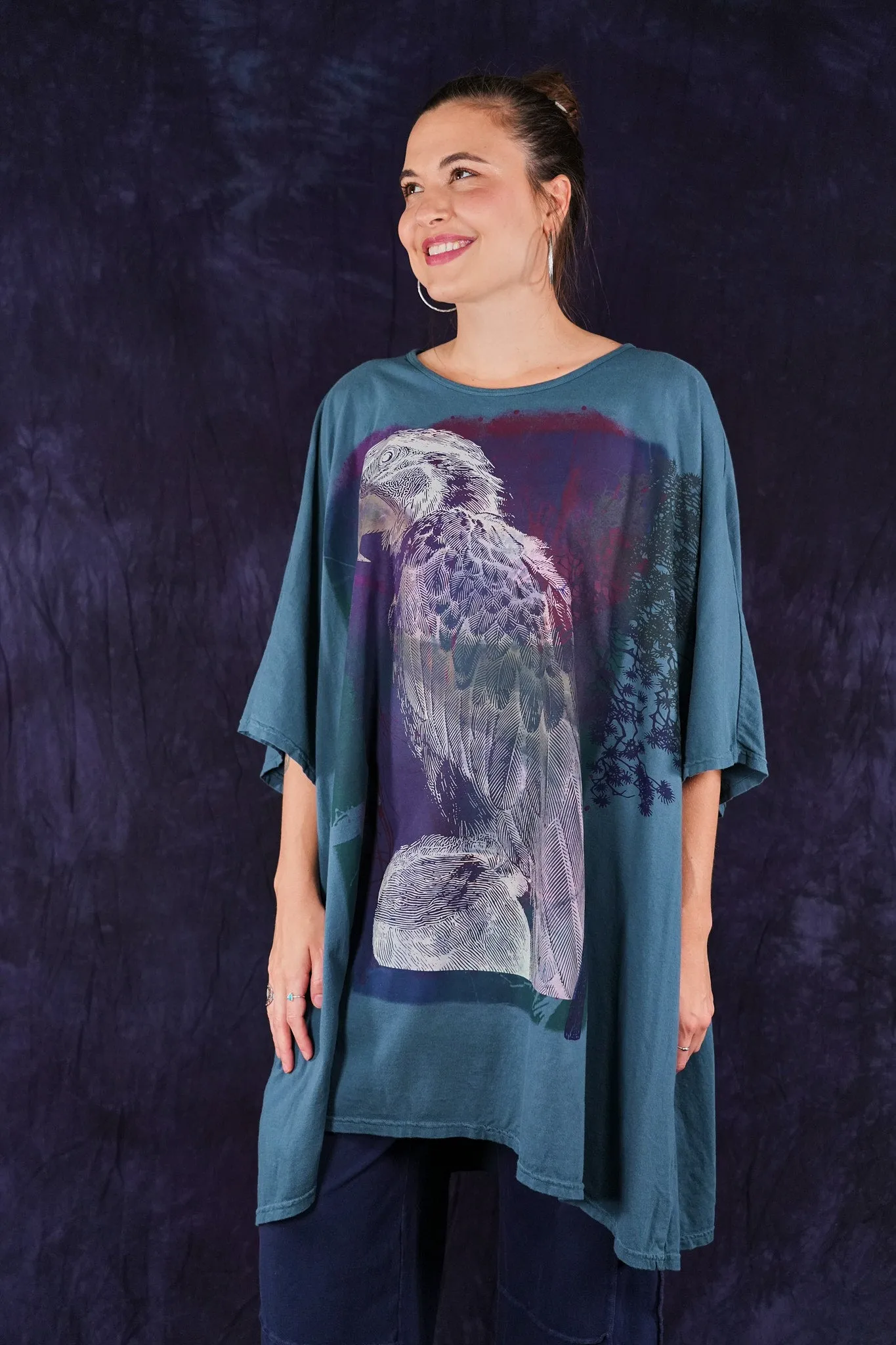1255 Art Tee Slate Blue-P