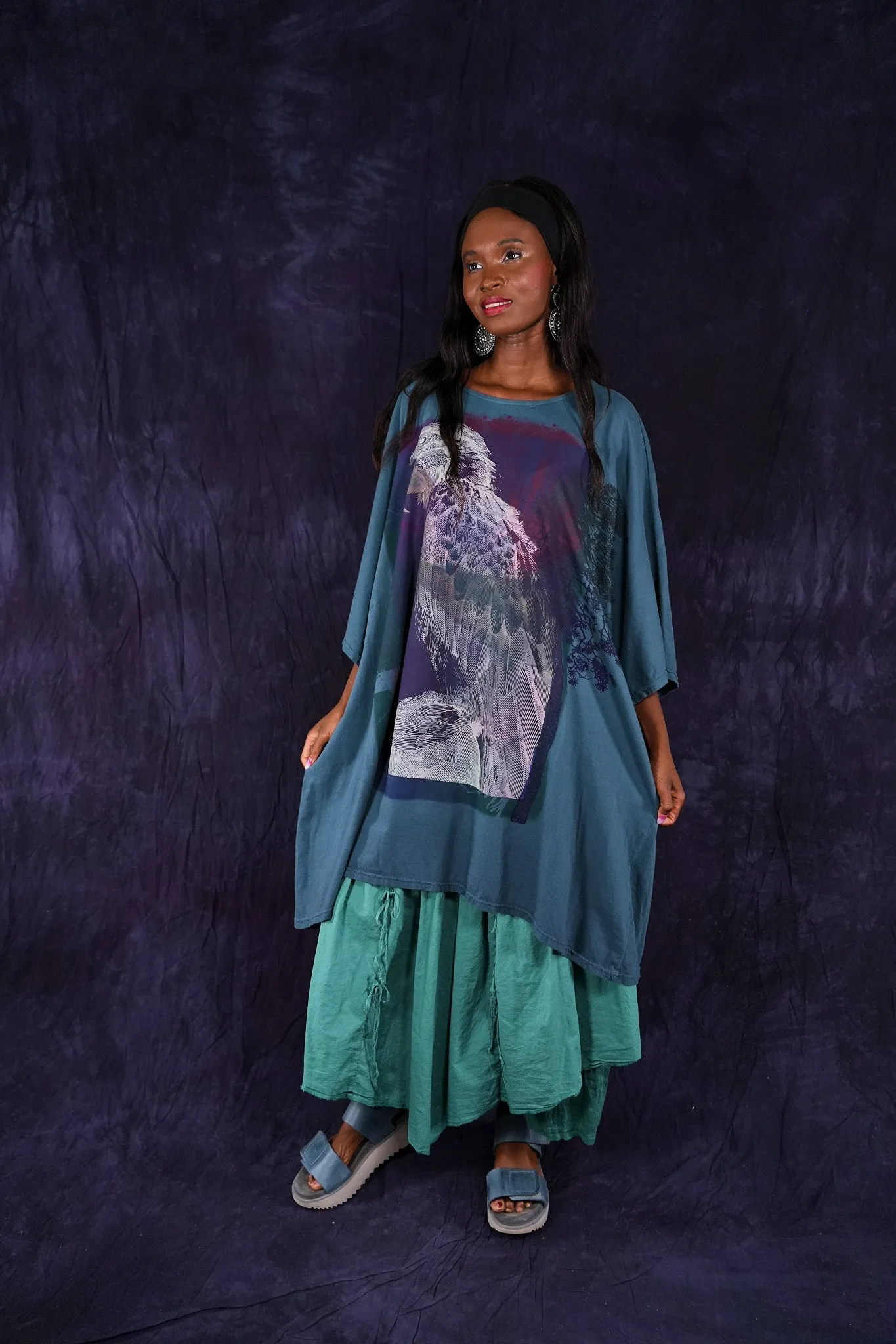 1255 Art Tee Slate Blue-P