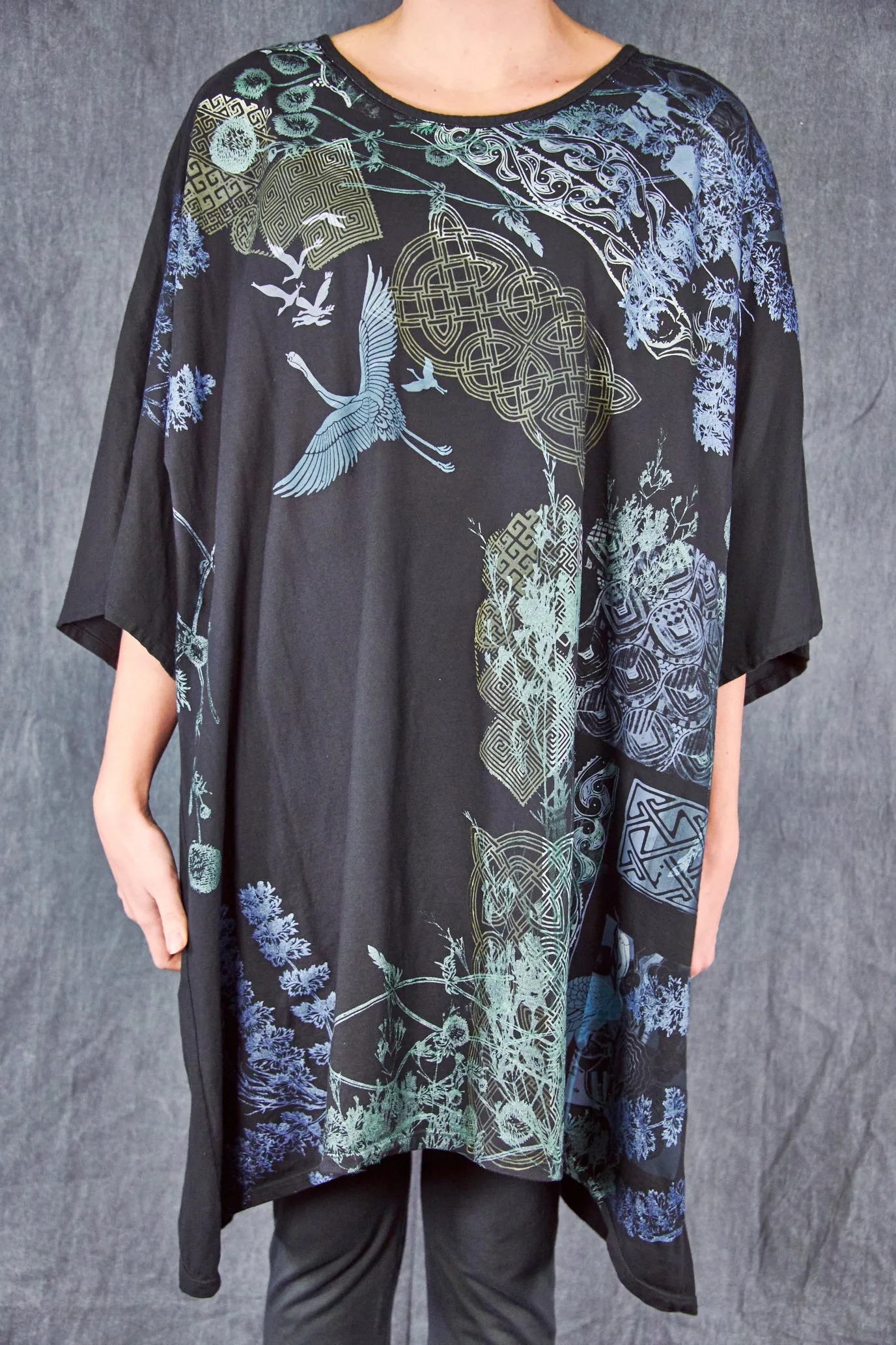 1255 Art Tunic Black-P
