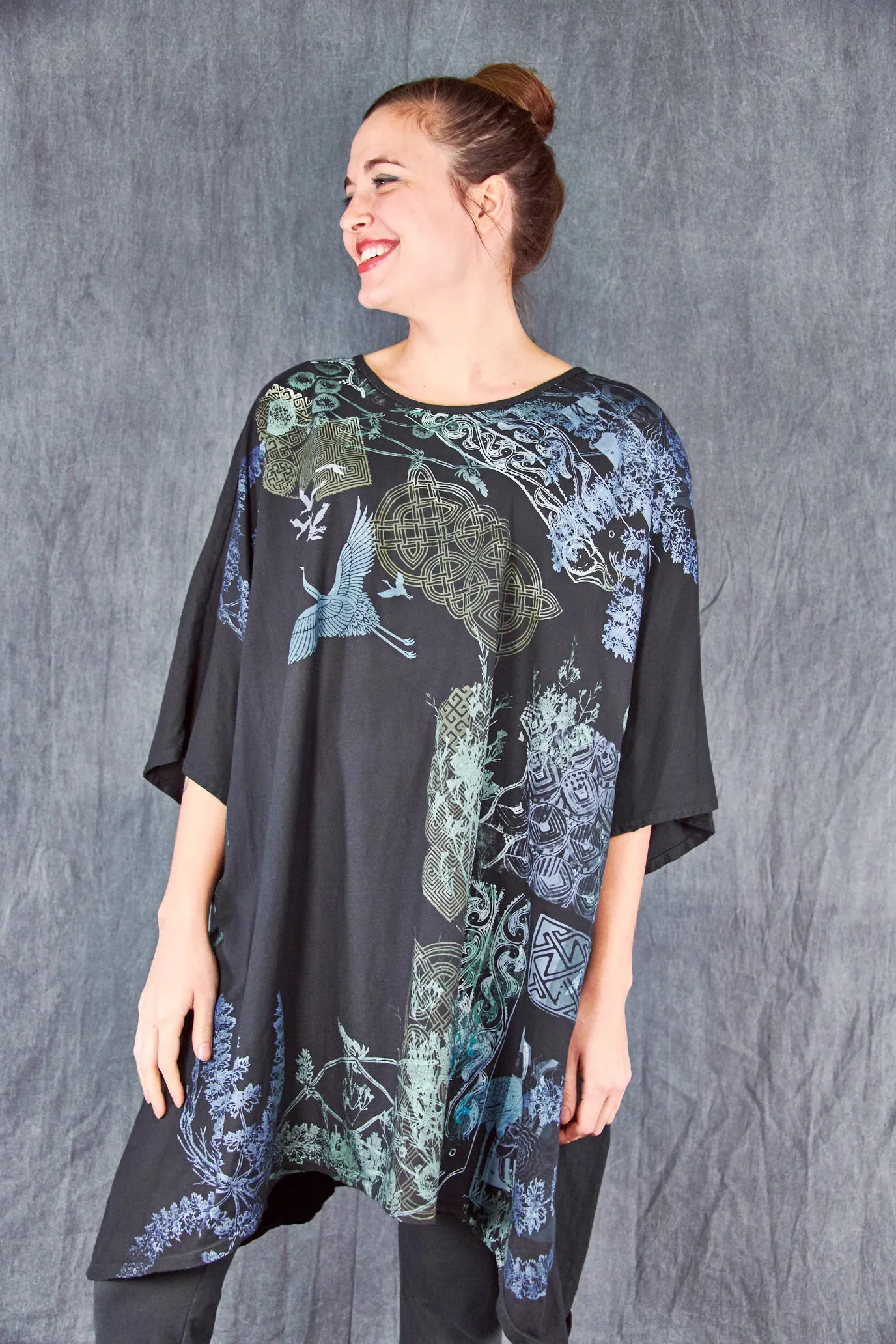 1255 Art Tunic Black-P