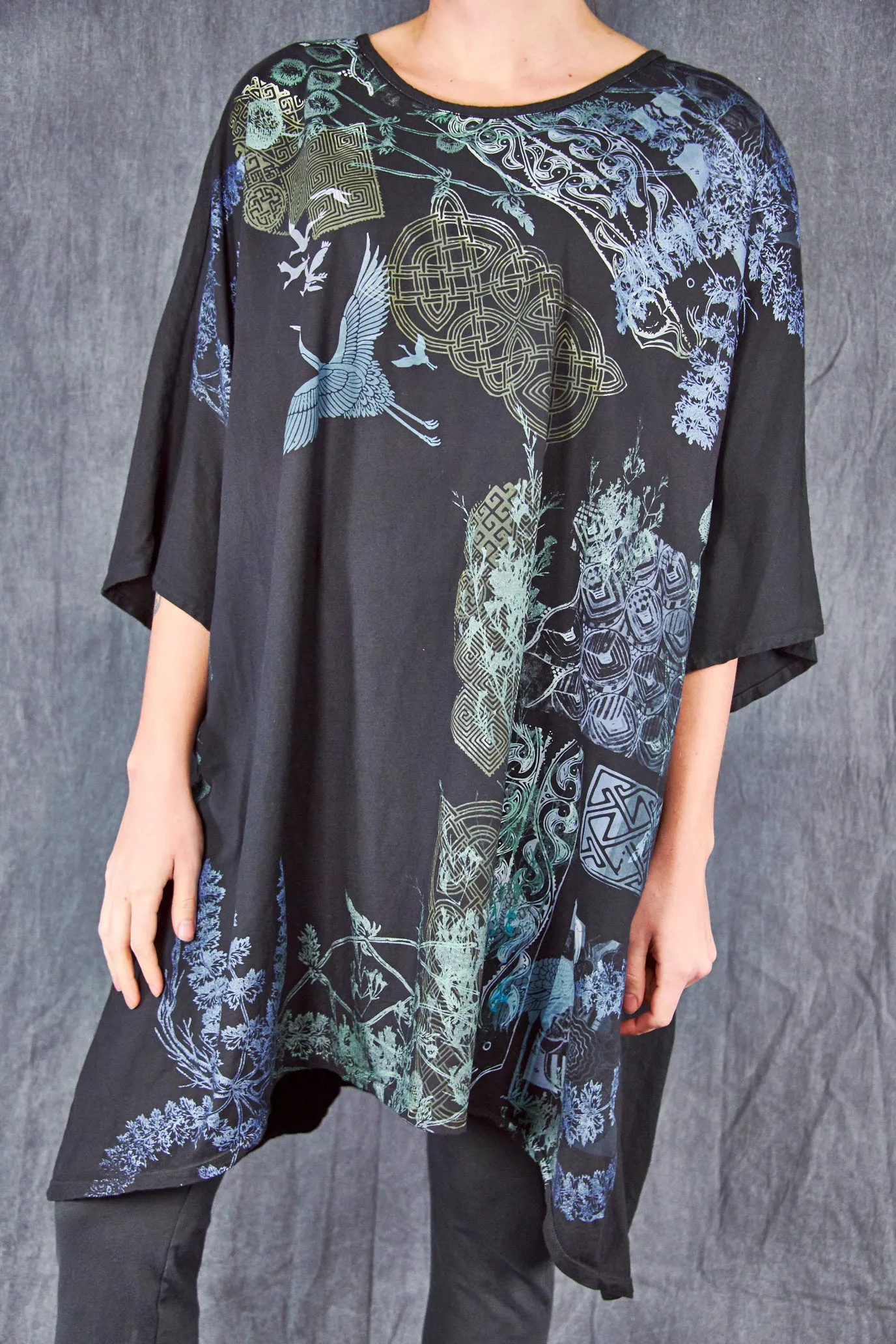 1255 Art Tunic Black-P