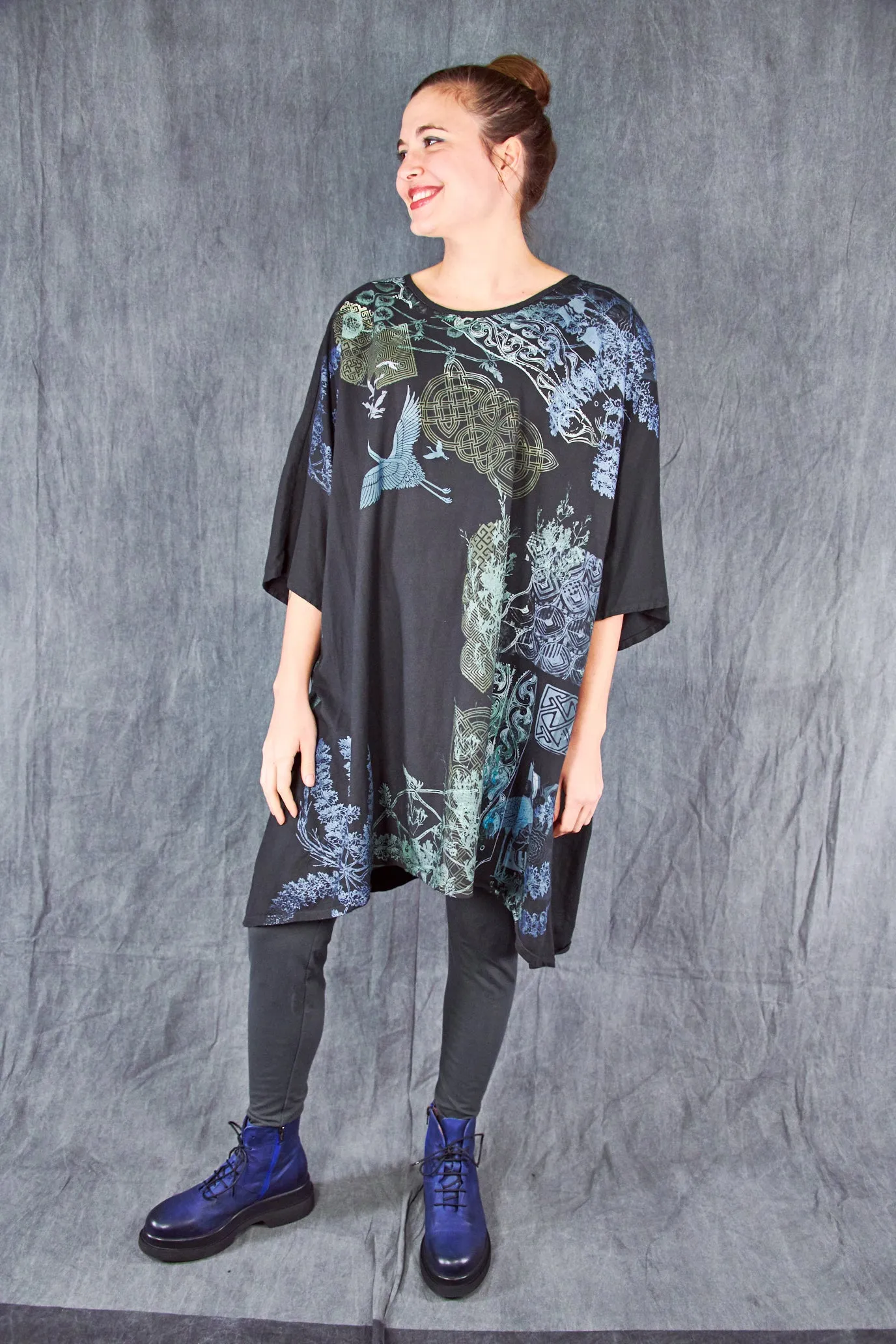 1255 Art Tunic Black-P