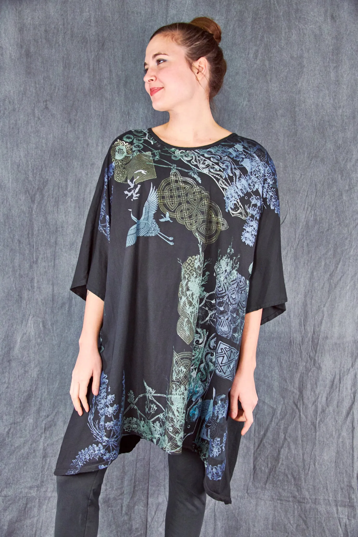 1255 Art Tunic Black-P