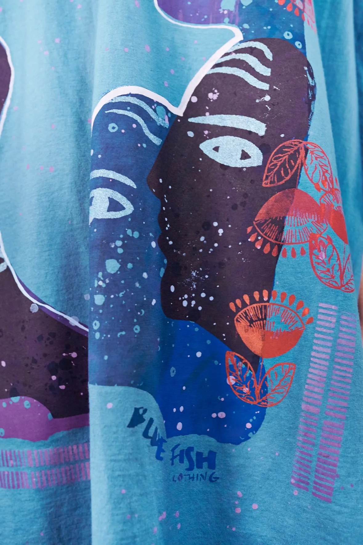 1255 Art Tunic Delft Blue-Images