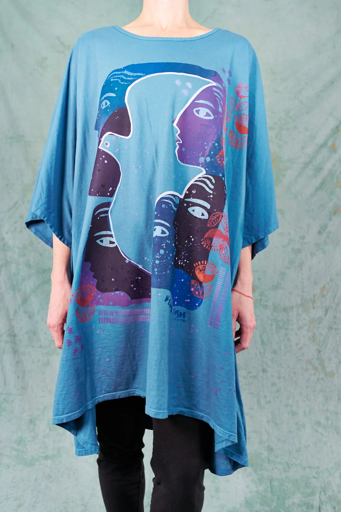 1255 Art Tunic Delft Blue-Images