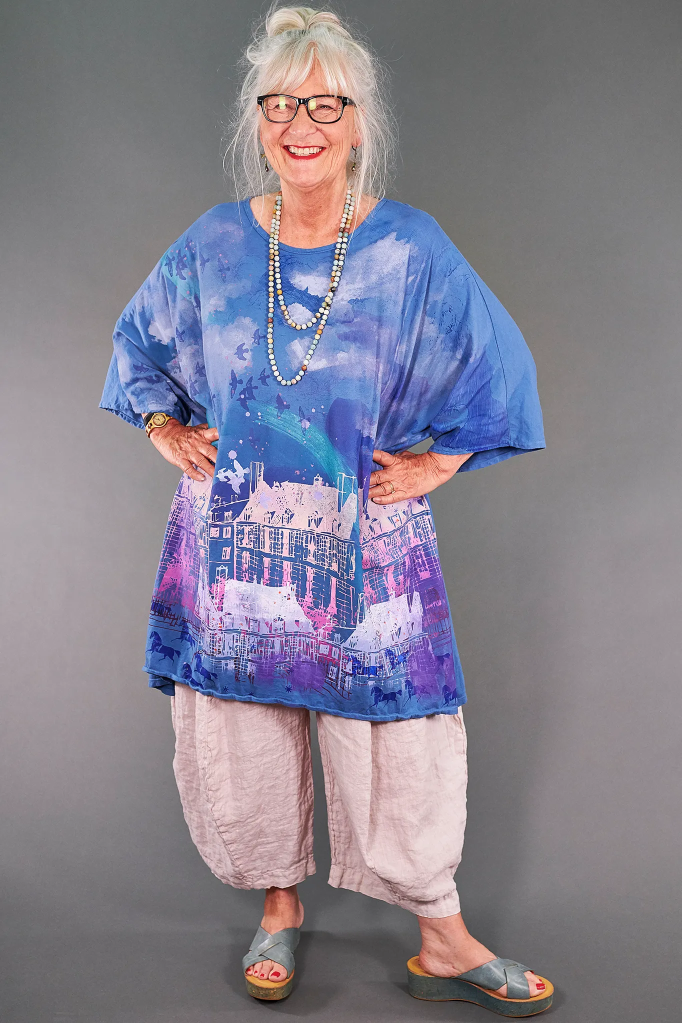1255 Art Tunic Delft-Visions of Amsterdam