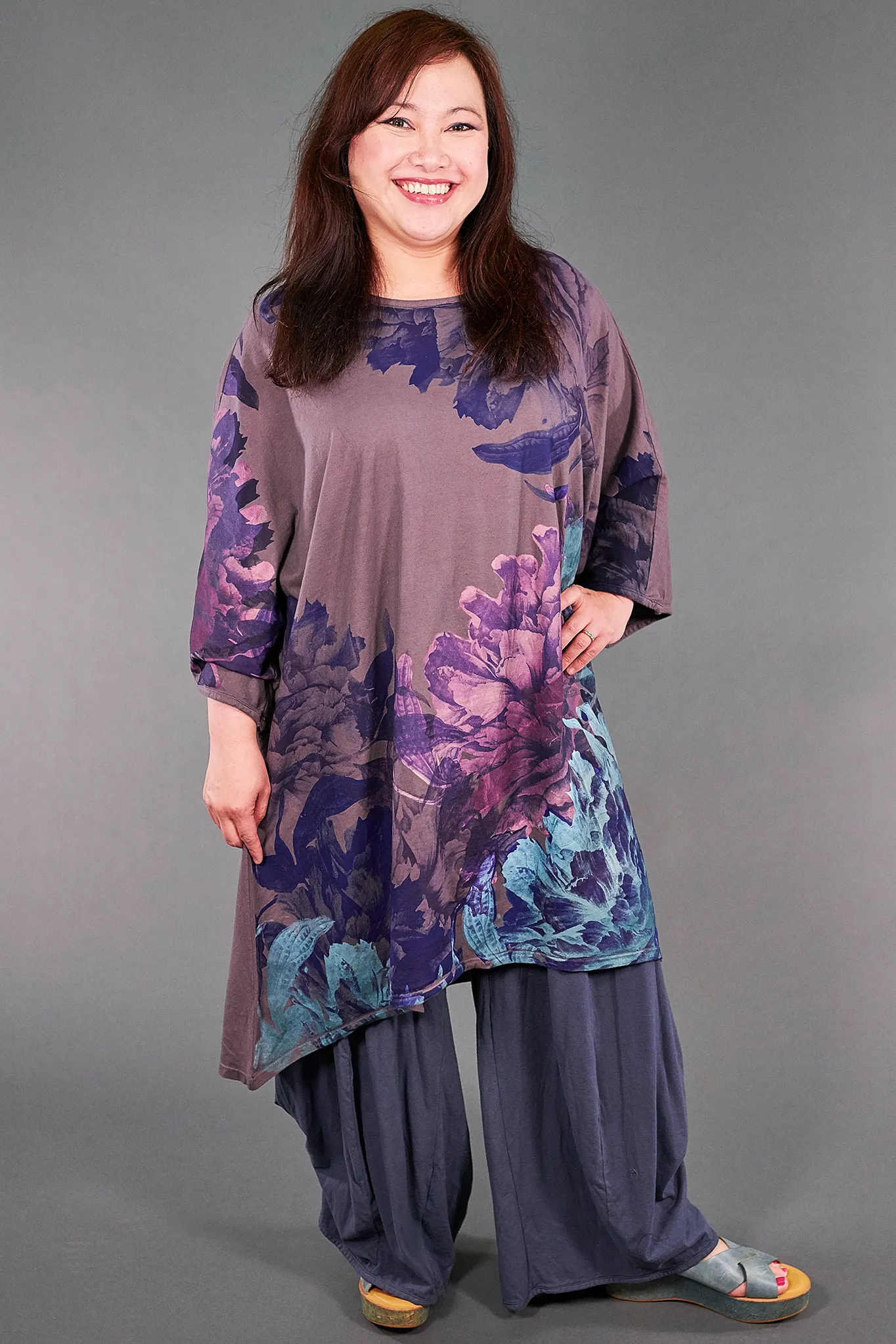 1255 Art Tunic Flint-Variegated Garden