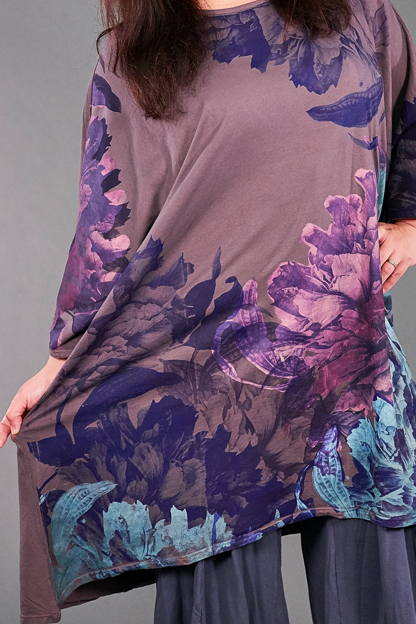 1255 Art Tunic Flint-Variegated Garden
