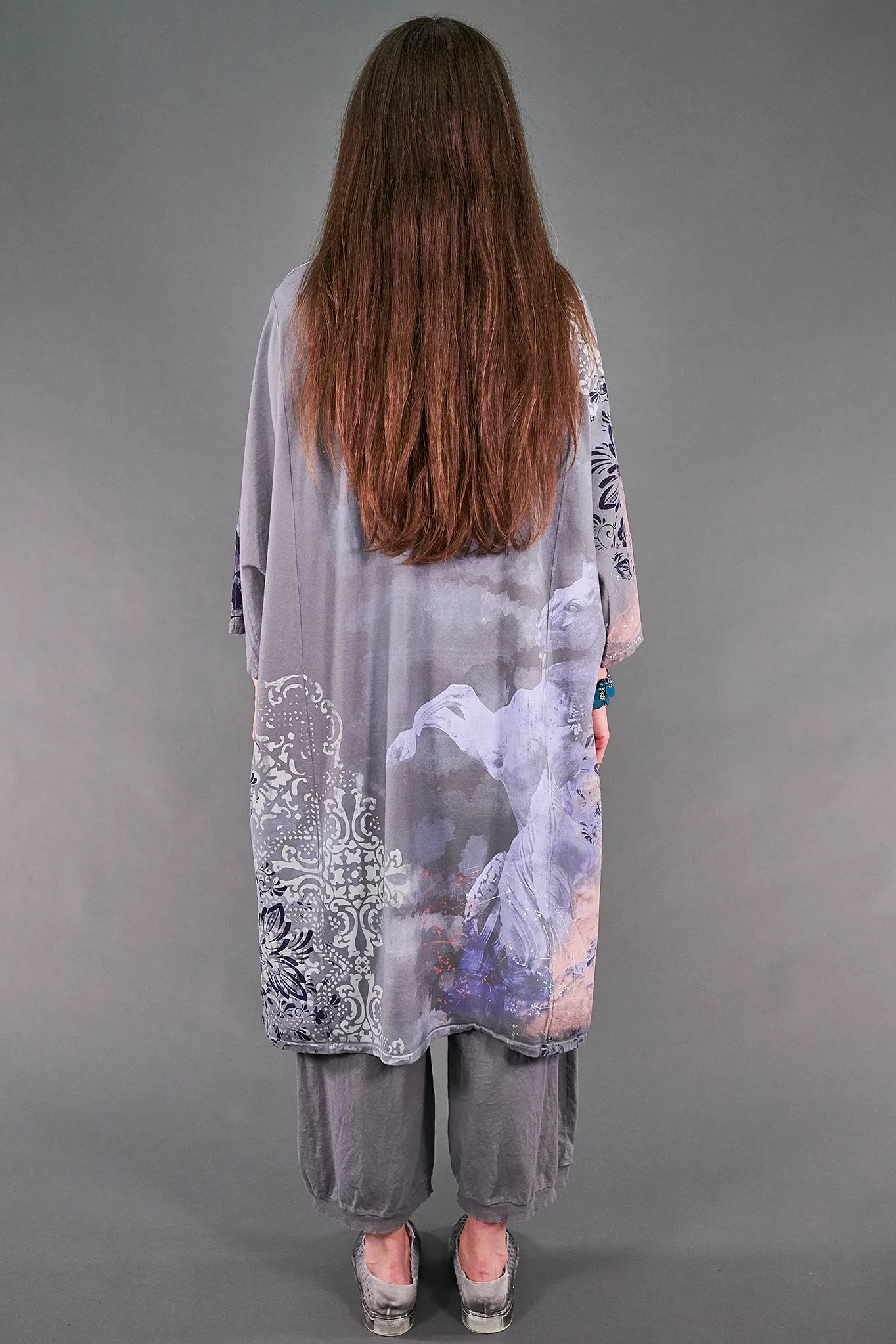 1255 Art Tunic Mega Art Blue Dreaming-Pewter