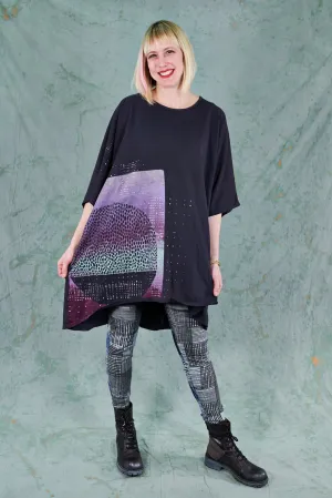 1255 Oversize Tunic Tee Evening Sky