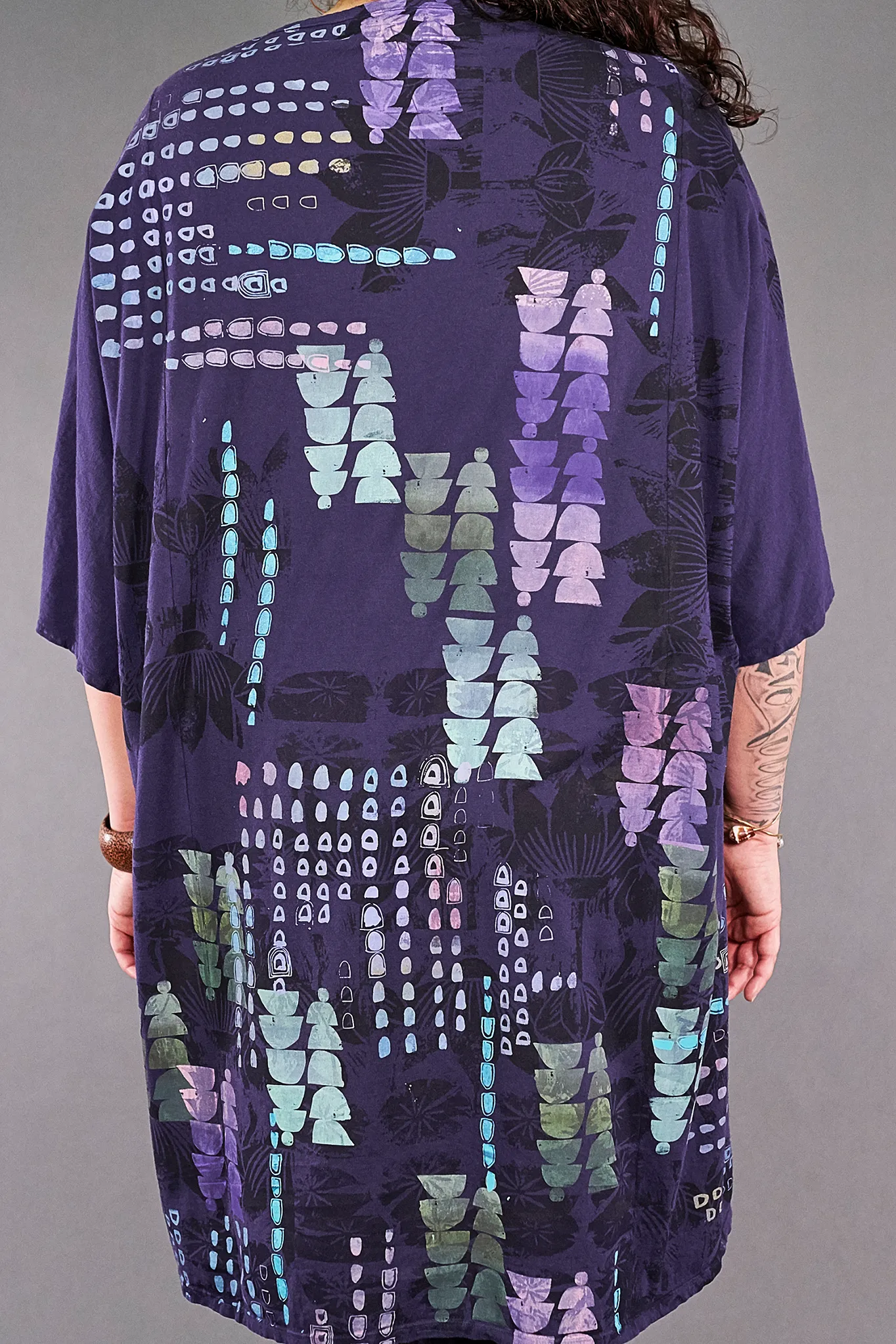 1255 Oversize Tunic Tee Ink-P