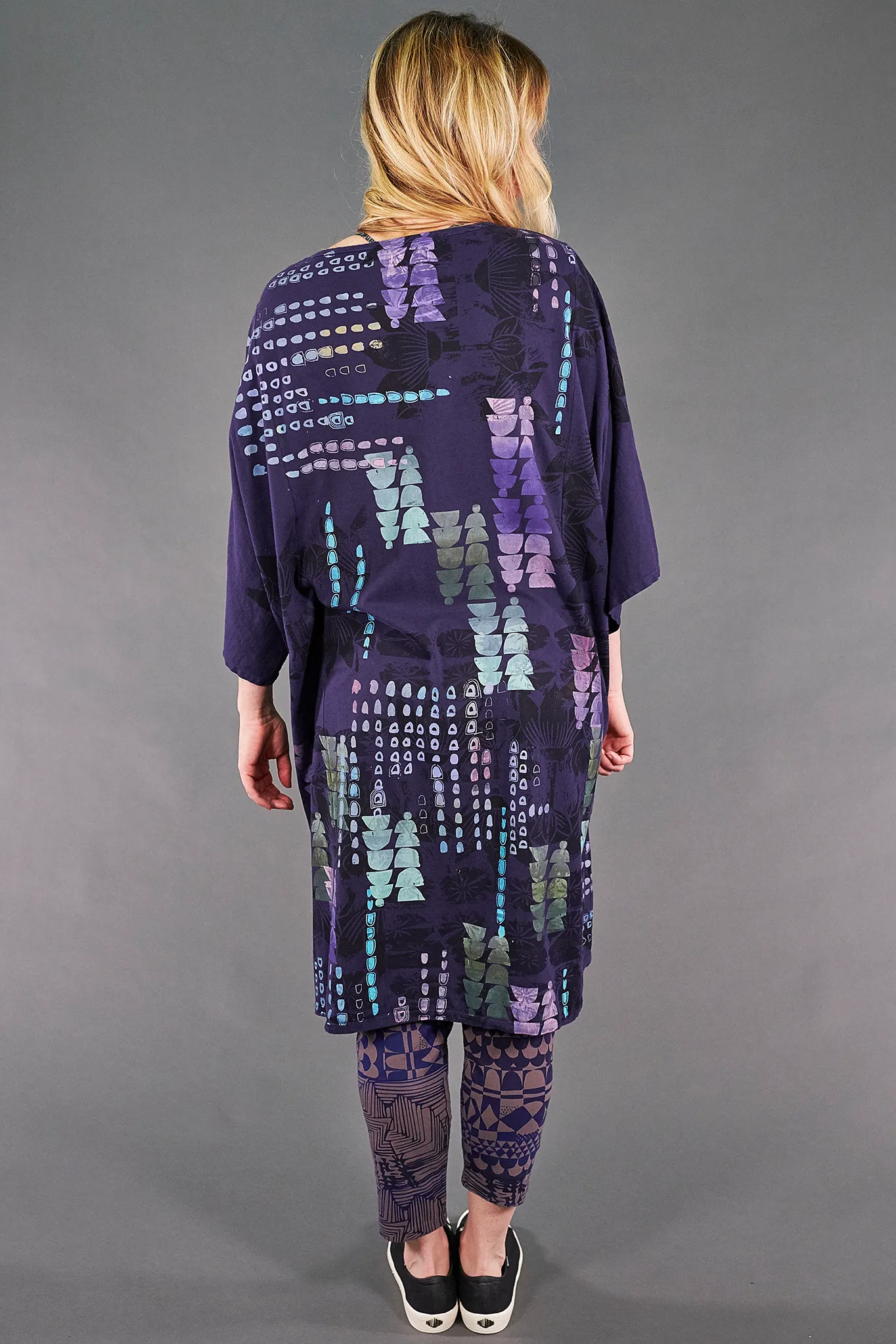1255 Oversize Tunic Tee Ink-P