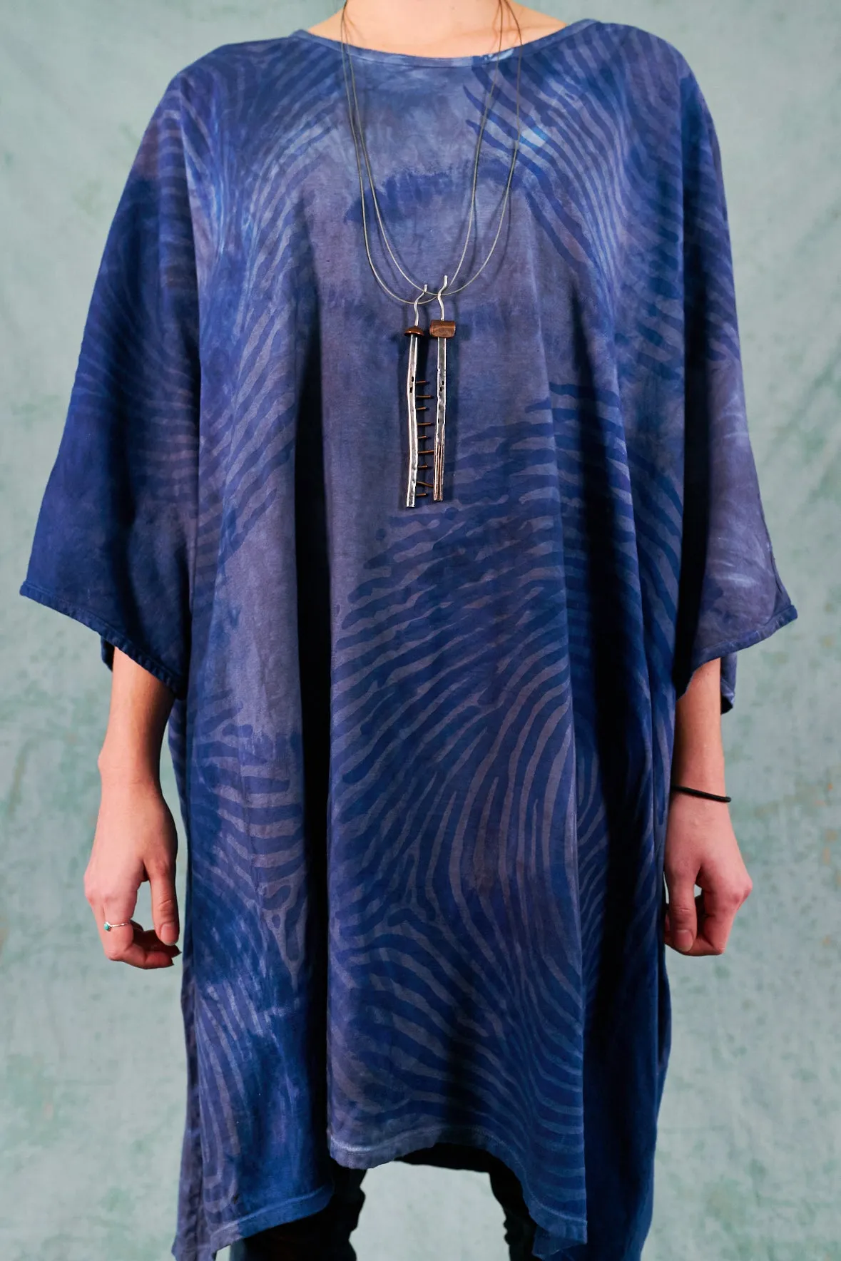 1255HD Oversize Tunic Tee Indigo-Reverb