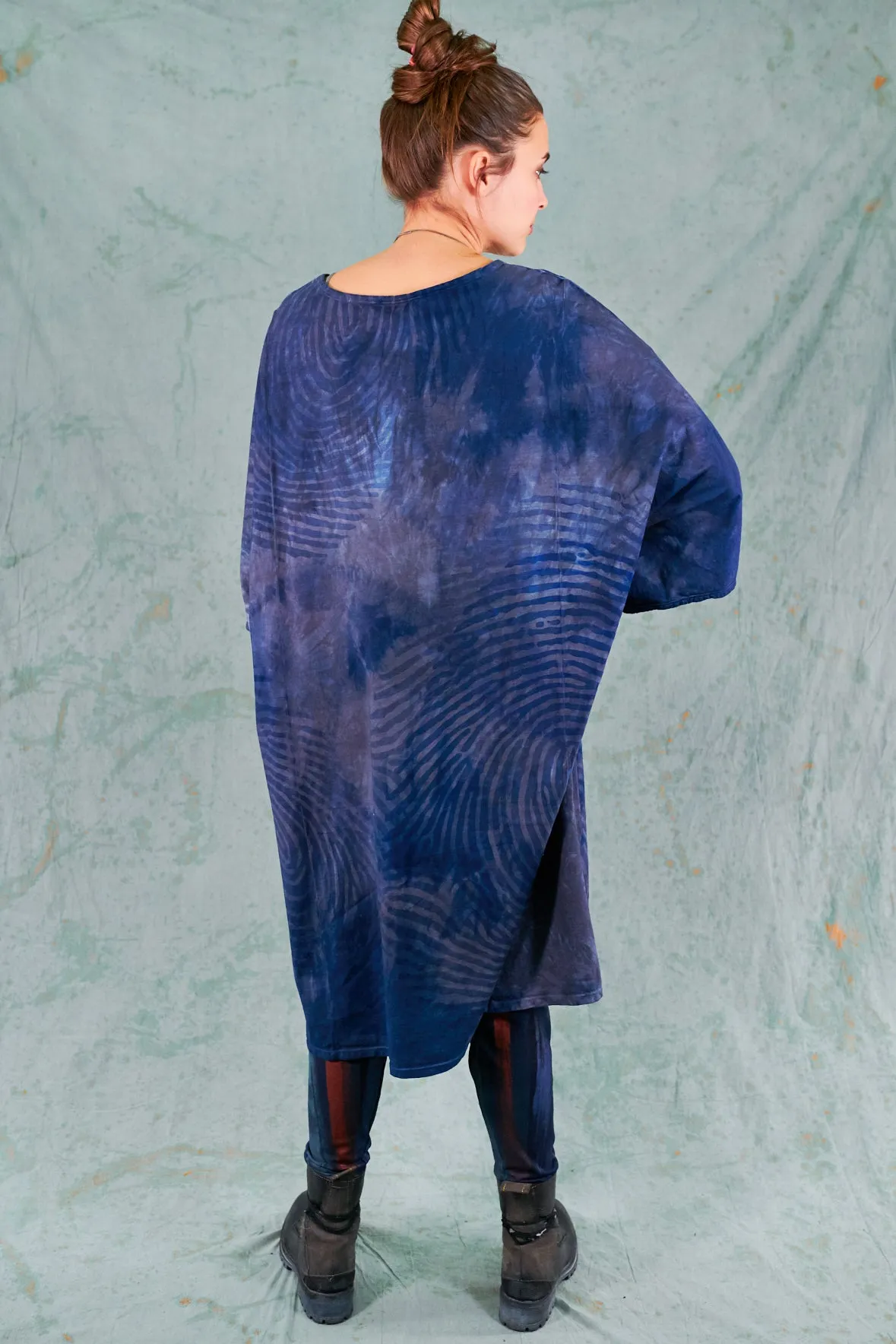 1255HD Oversize Tunic Tee Indigo-Reverb