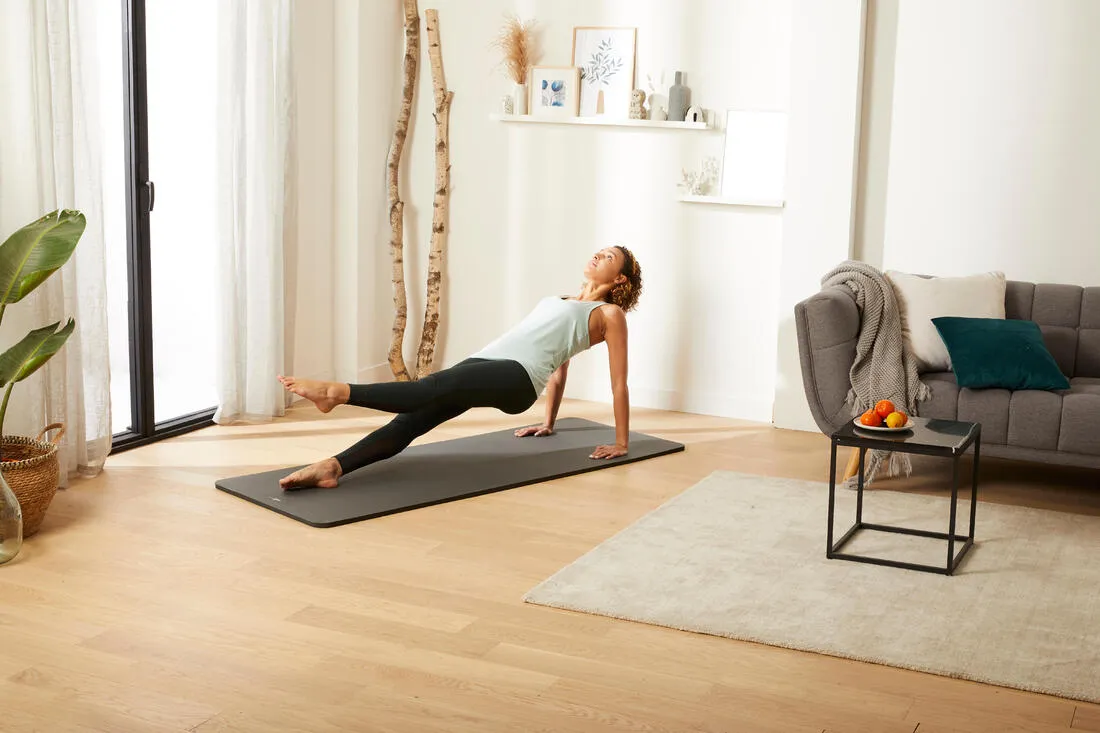20 mm Size L Pilates Mat Comfort - Anthracite Grey