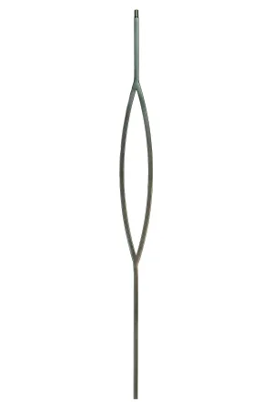 2677 Series M432 Pointed Oval Iron Baluster
