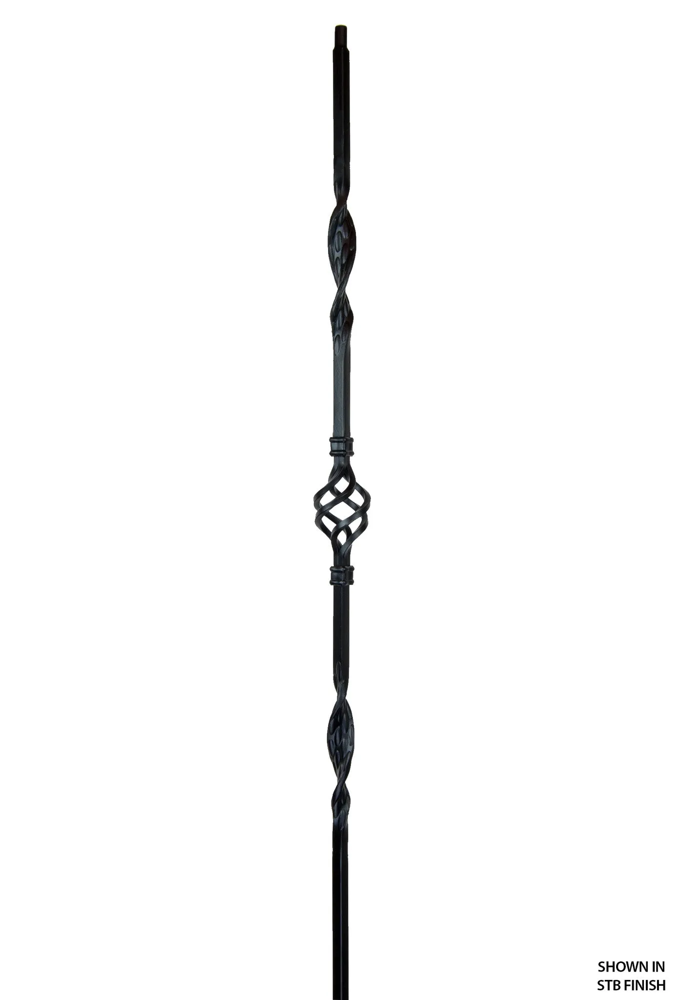 2962 Series M80 Single Basket Ribbon Iron Baluster