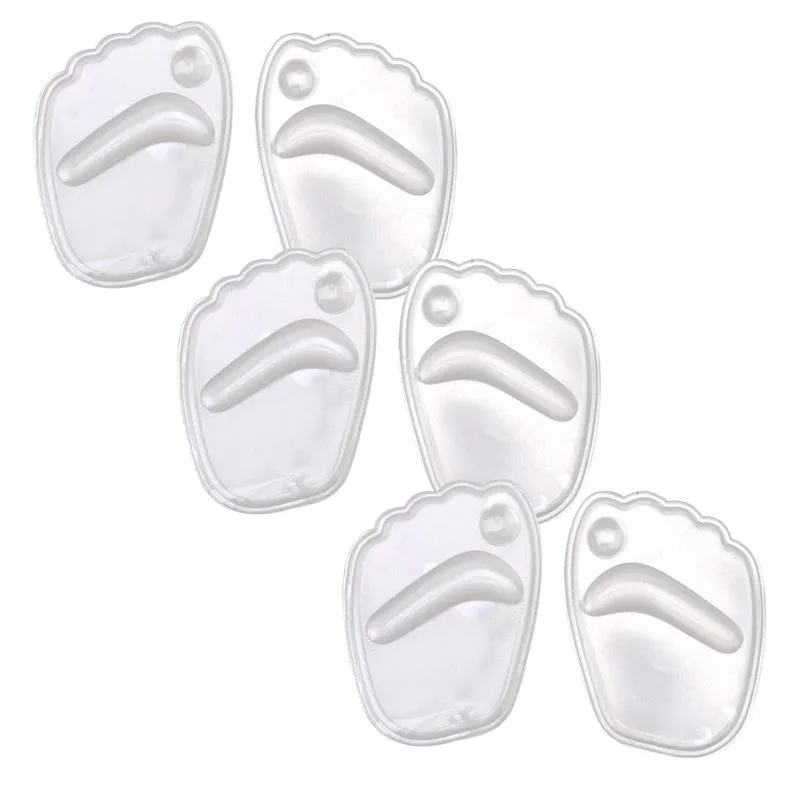 3D Foot Gel Massage Pad Forefoot Insoles Pain Relief Cushion for High Heel - 3 Pairs
