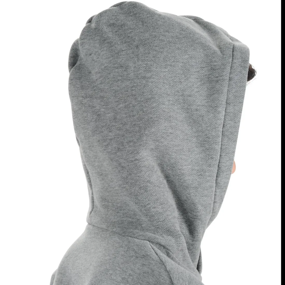 500 Boys' Gym Hoodie - Grey Print