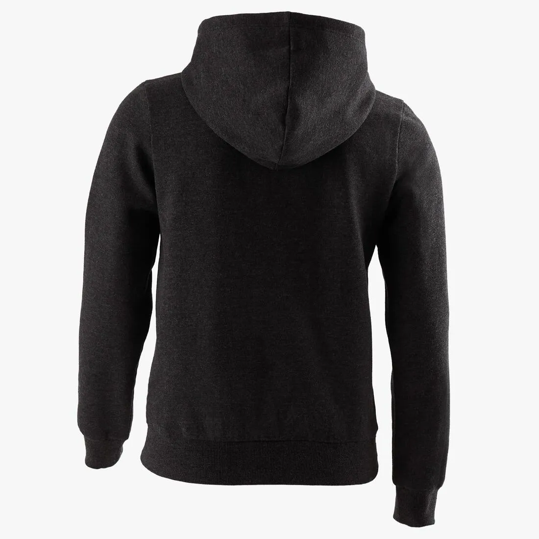 500 Girls' Brushed Jersey Gym Jacket - Grey