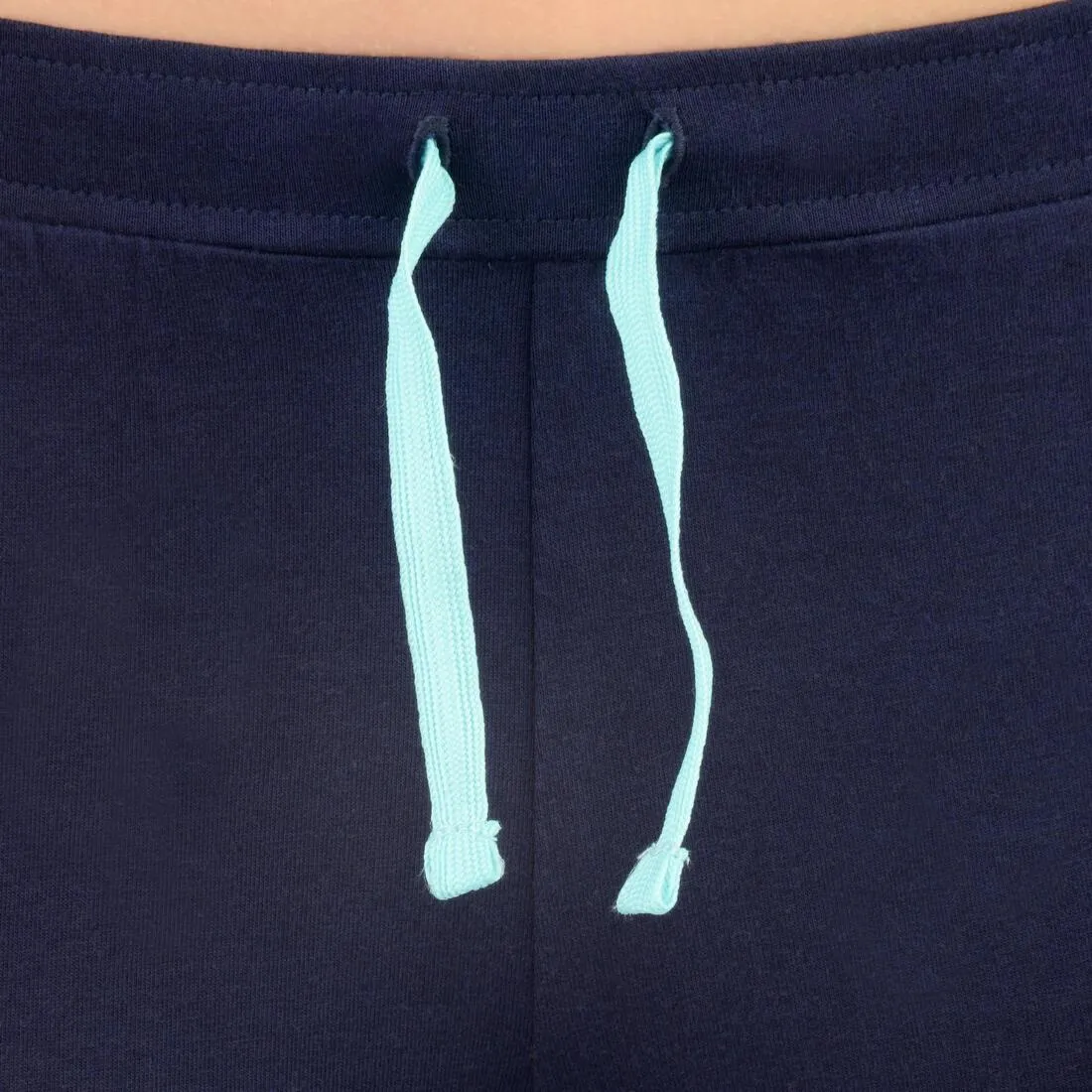 500 Girls' Gym Cropped Bottoms - Blue