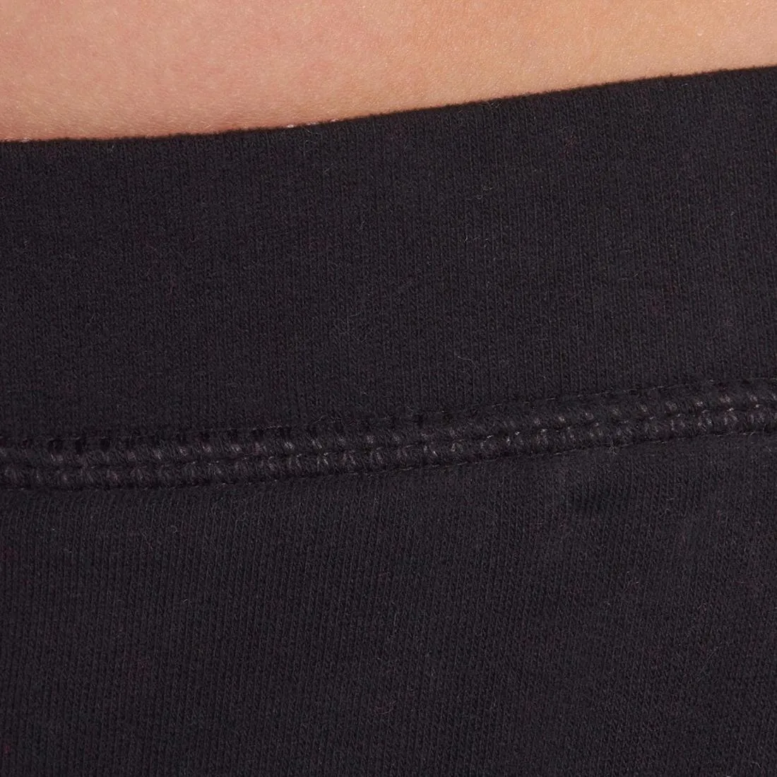 520 Girls' Warm Slim-Fit Gym Bottoms With Pockets - Dark Grey