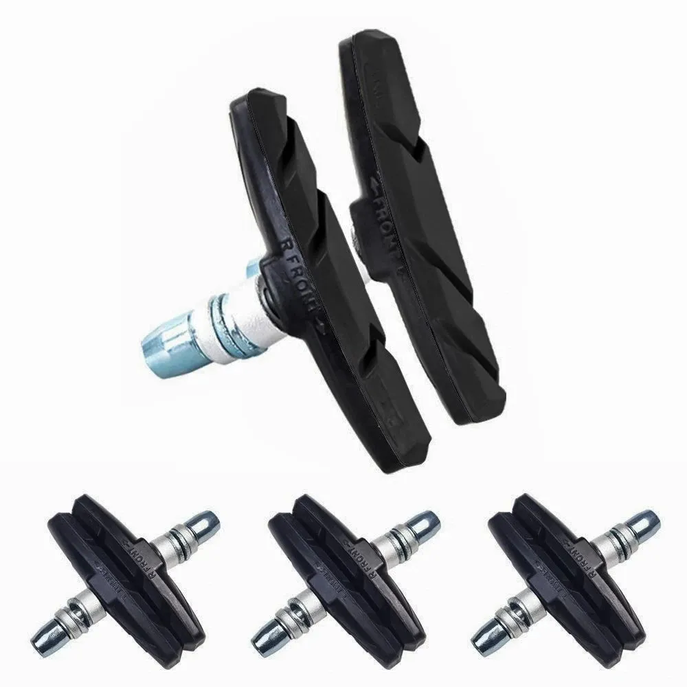 70mm Mountain Road Bike Brake Pads Set Cycling V Brake Holder Pads Shoes Blocks Rubber Pad Silent MTB Bicycle Brake Pads