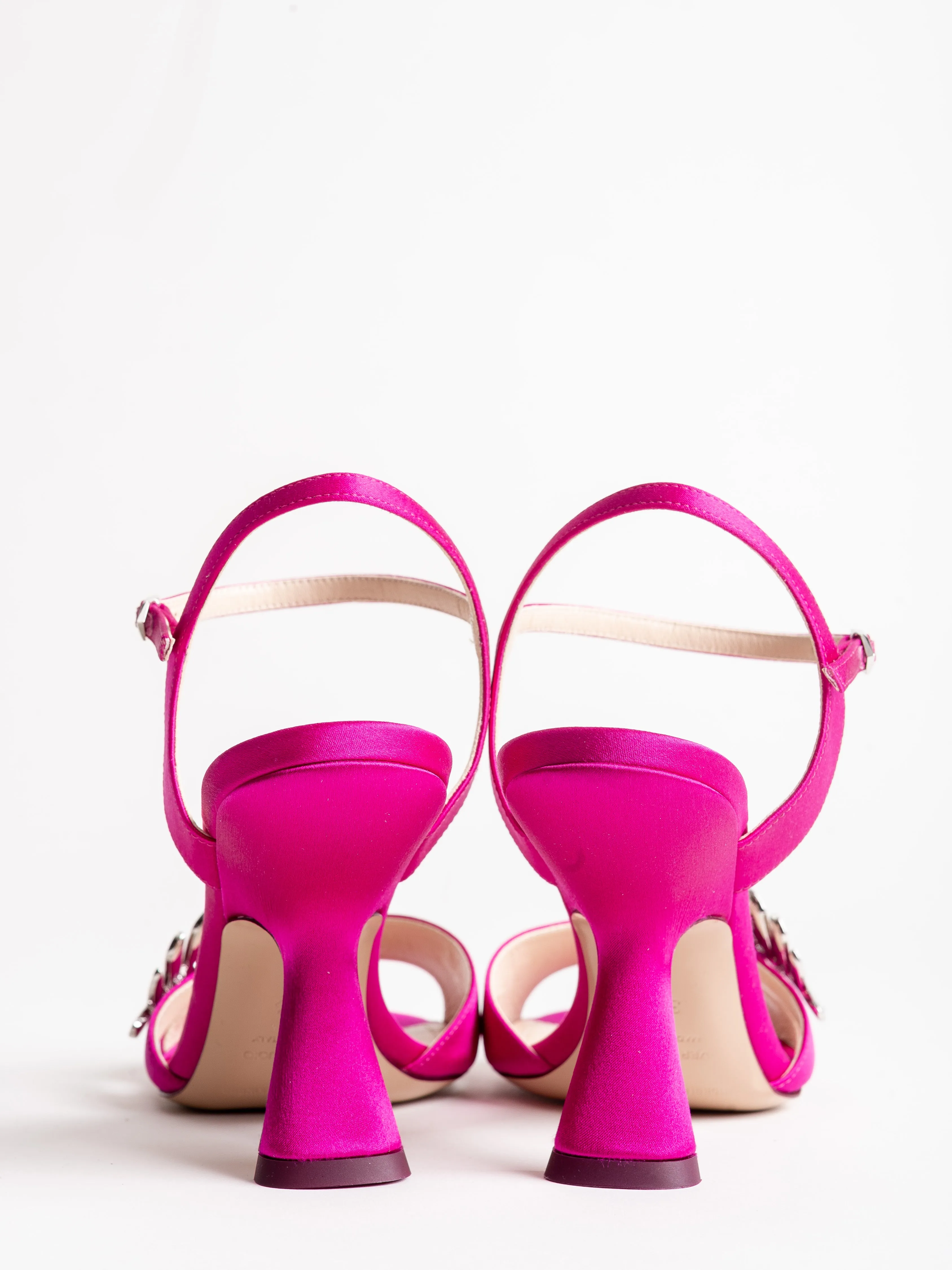 90mm monstera sandal - fuchsia
