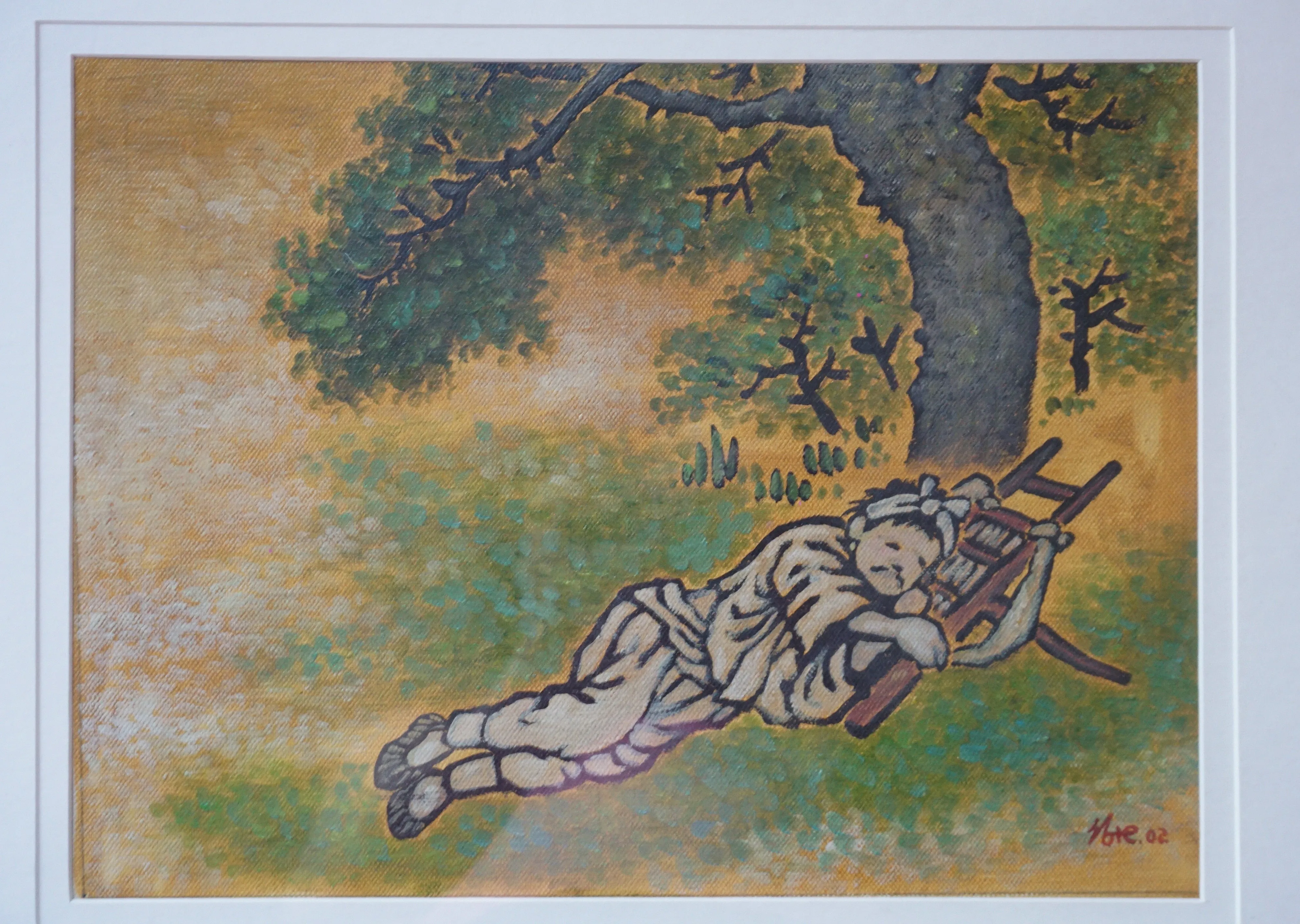 A NAP UNDER A TREE