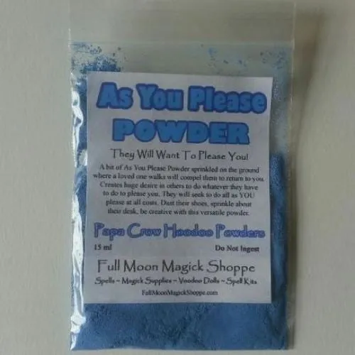 As You Please Powder