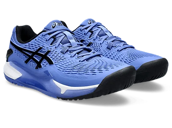 Asics Men's Gel-Resolution 9 Tennis/Pickleball Shoes (Sapphire/Black)