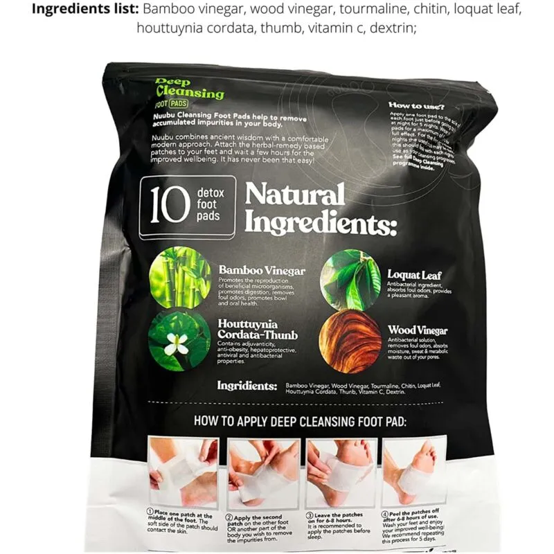 Bamboo Charcoal Foot Patch