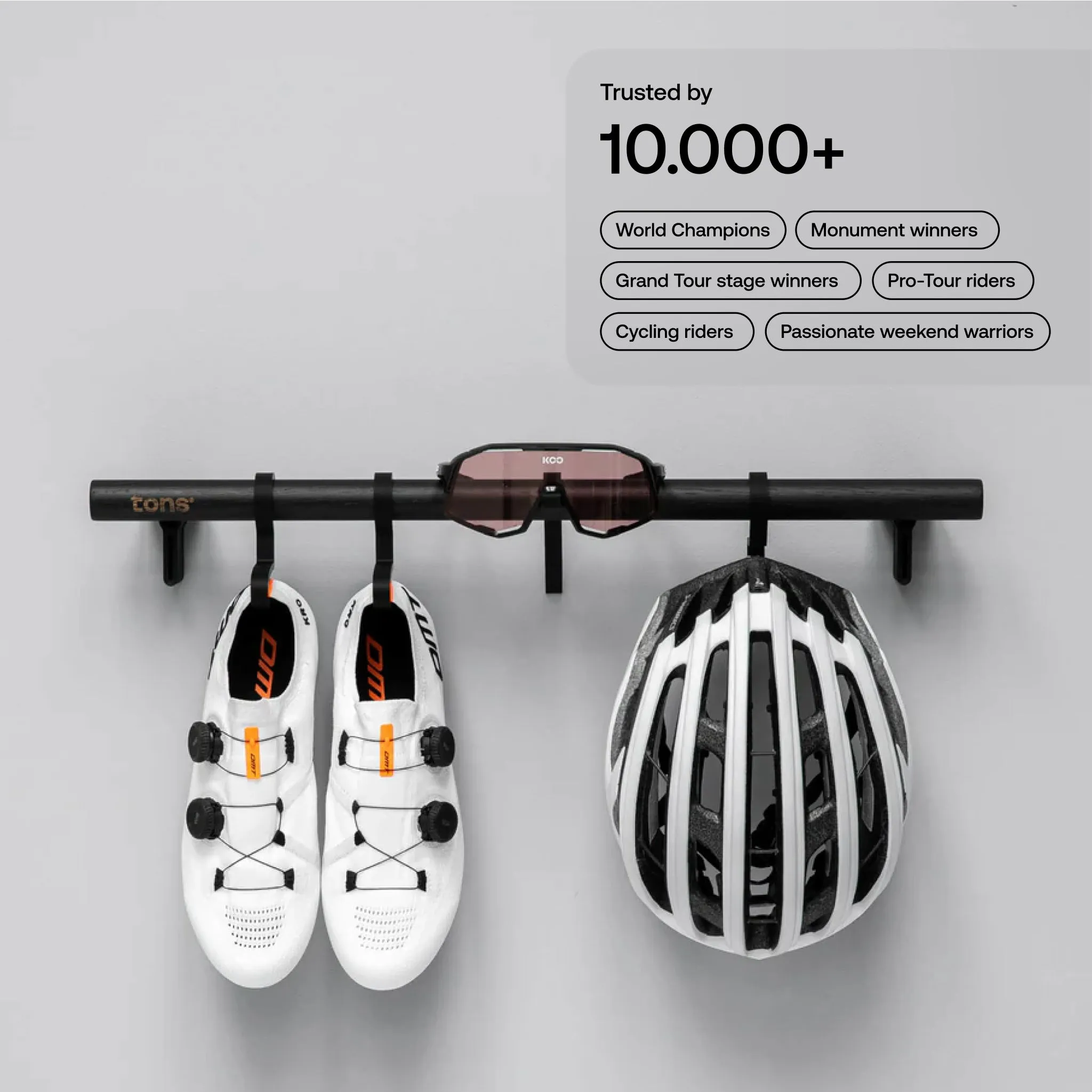 Bar — A . Shoes   Glasses   Helmet
