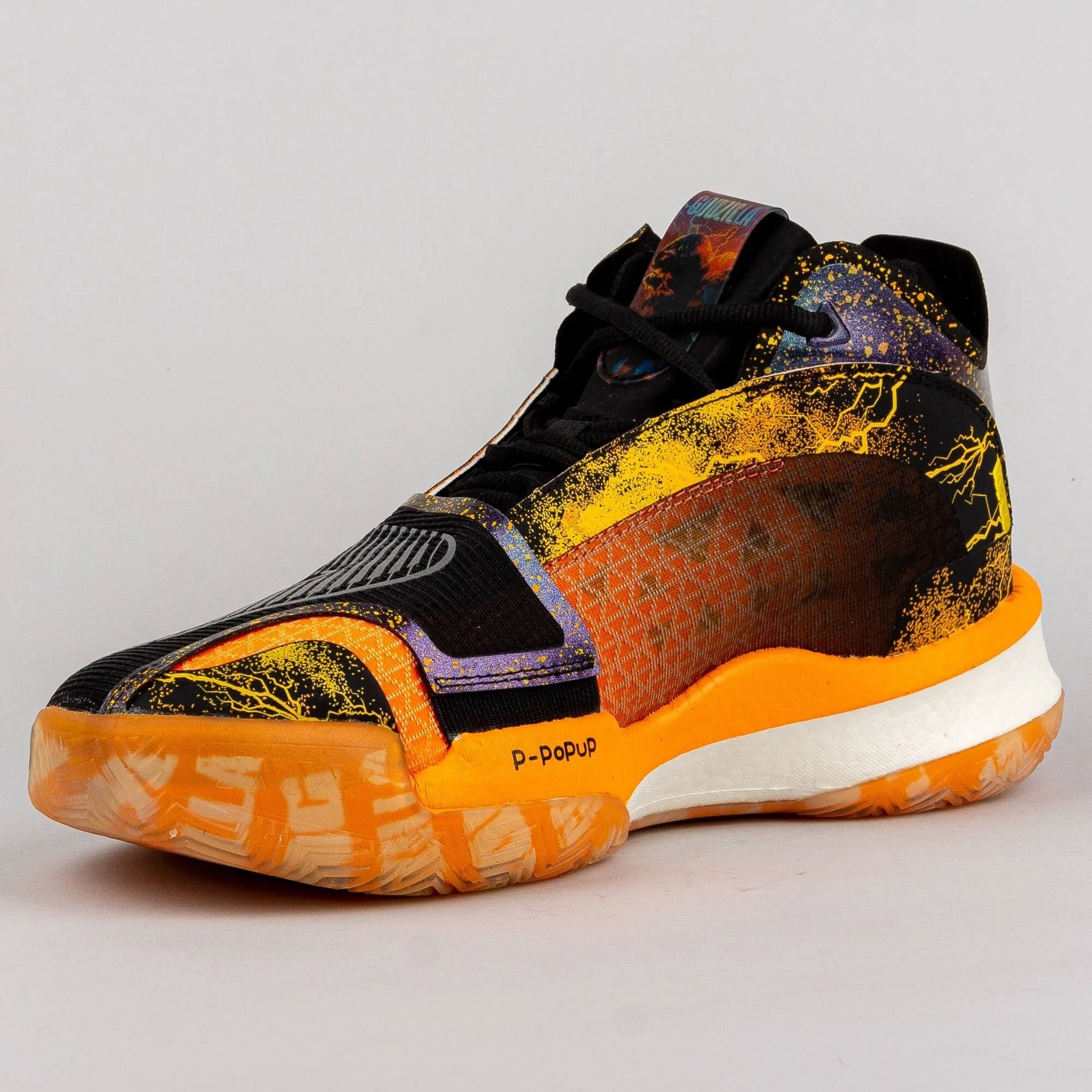 Basketbalové tenisky Peak Basketball Match Shoes Andrew Wiggins Signature Model Attitude Kong Black/Autumn Orange