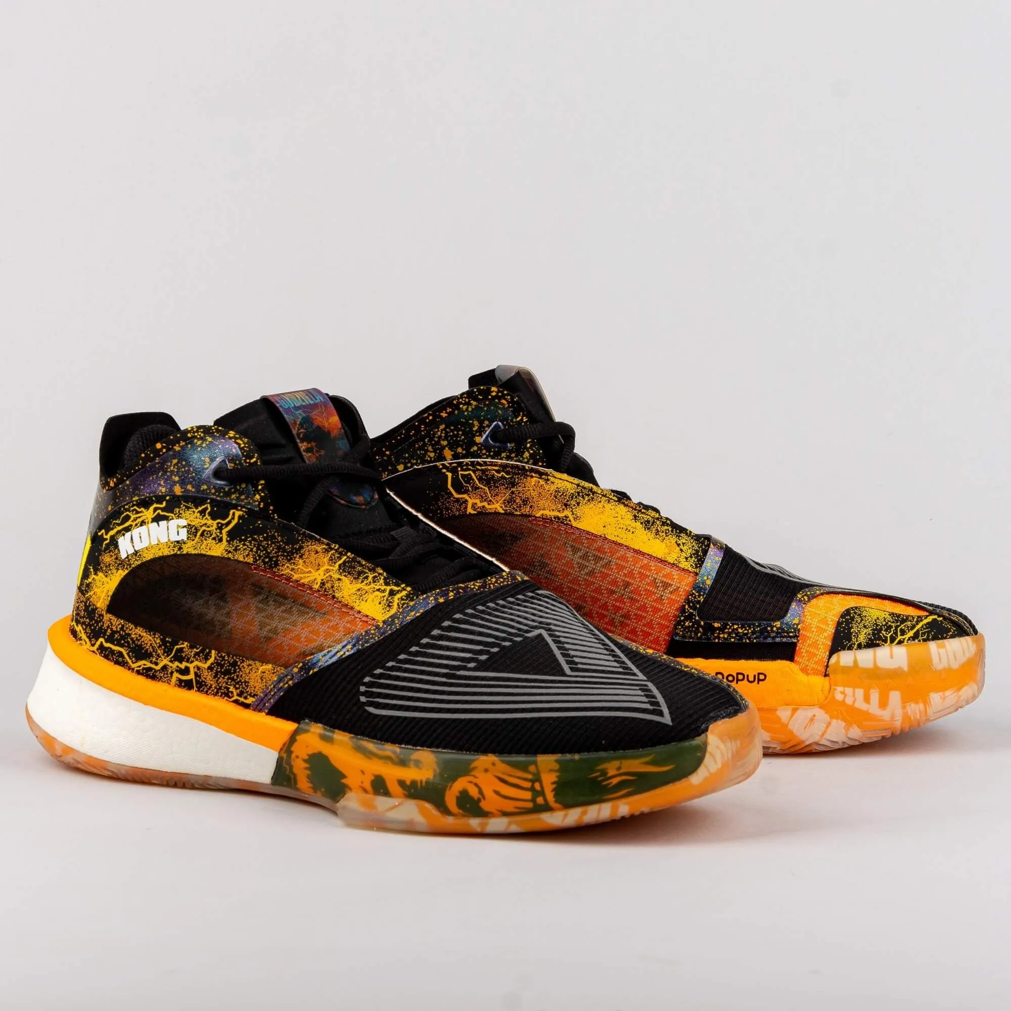 Basketbalové tenisky Peak Basketball Match Shoes Andrew Wiggins Signature Model Attitude Kong Black/Autumn Orange