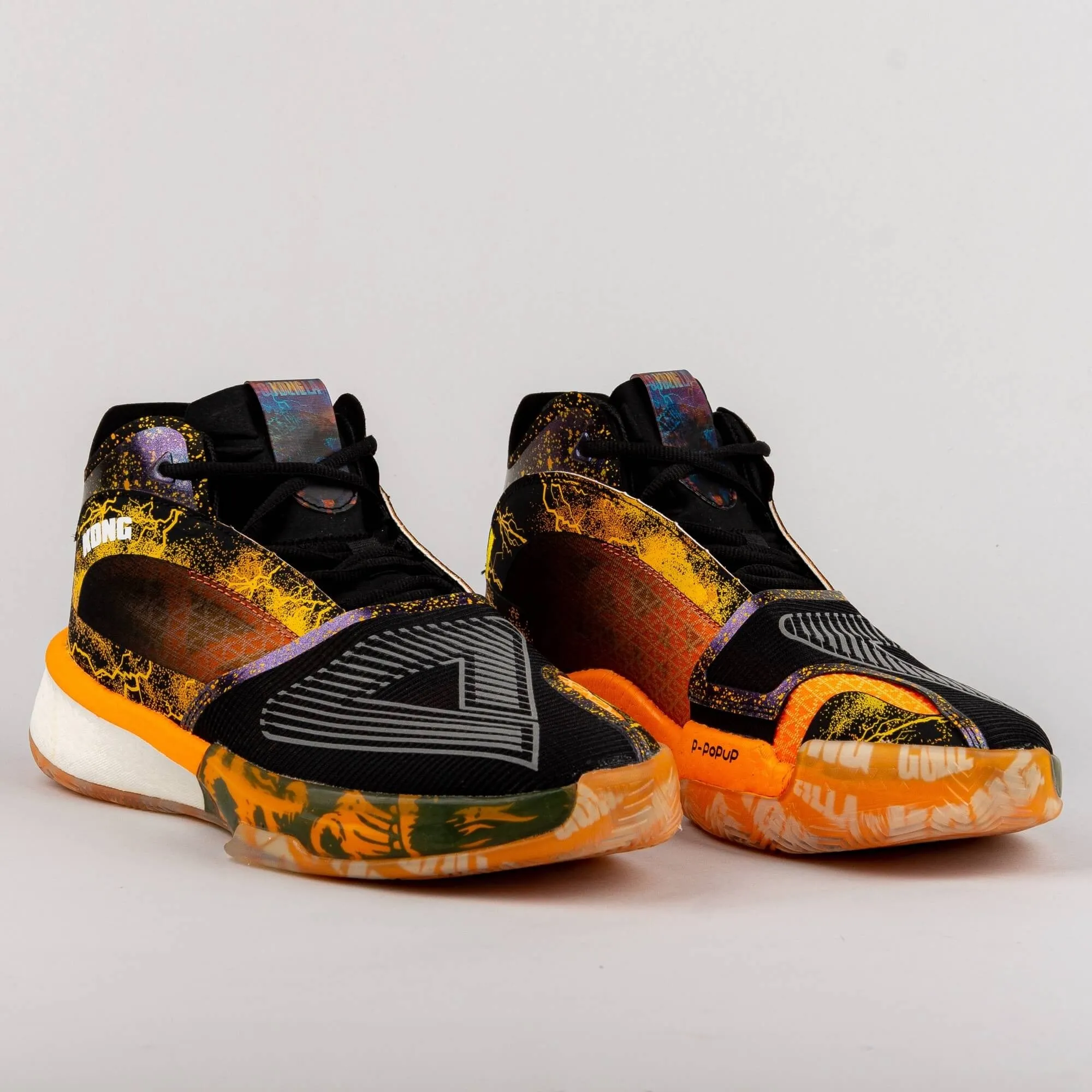 Basketbalové tenisky Peak Basketball Match Shoes Andrew Wiggins Signature Model Attitude Kong Black/Autumn Orange