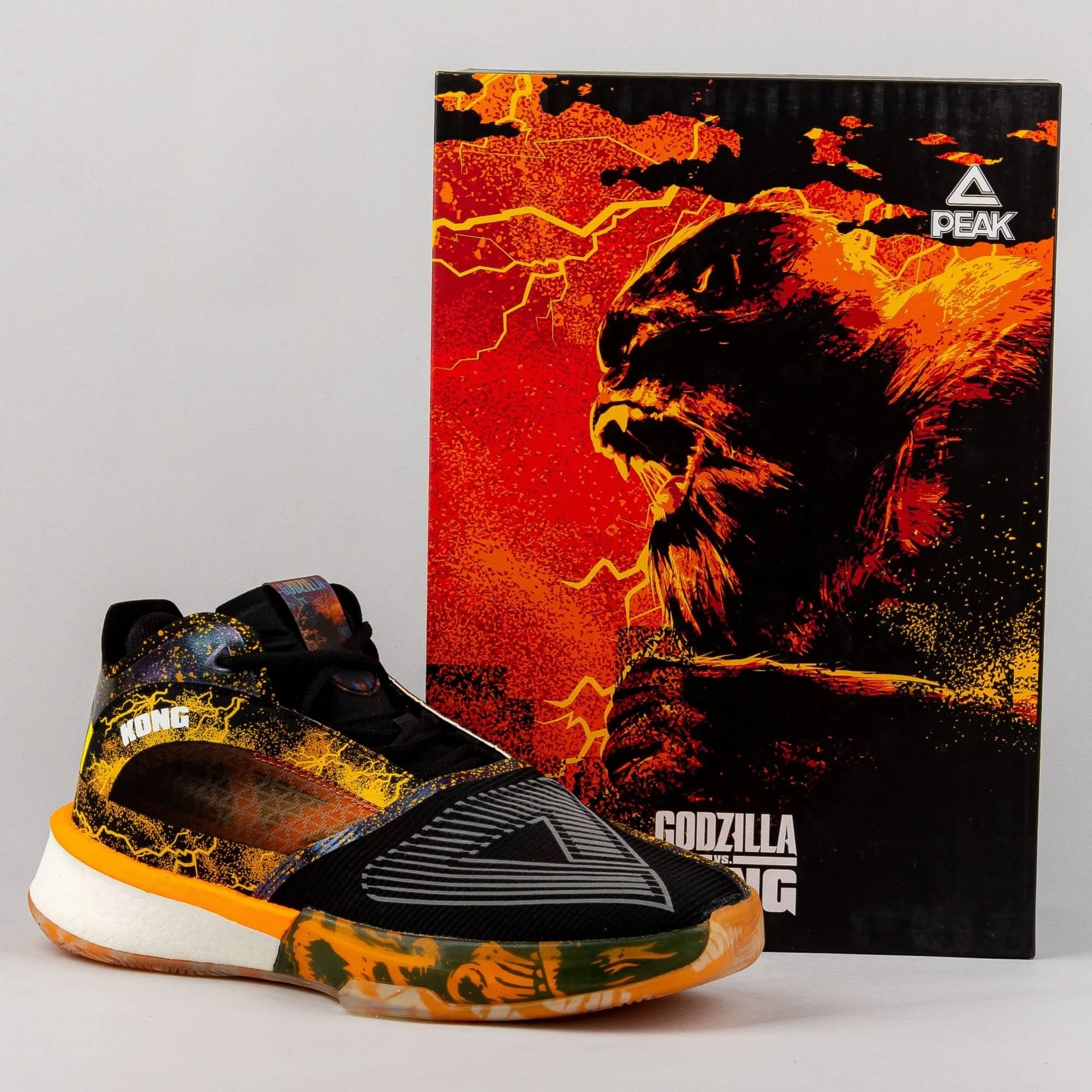 Basketbalové tenisky Peak Basketball Match Shoes Andrew Wiggins Signature Model Attitude Kong Black/Autumn Orange