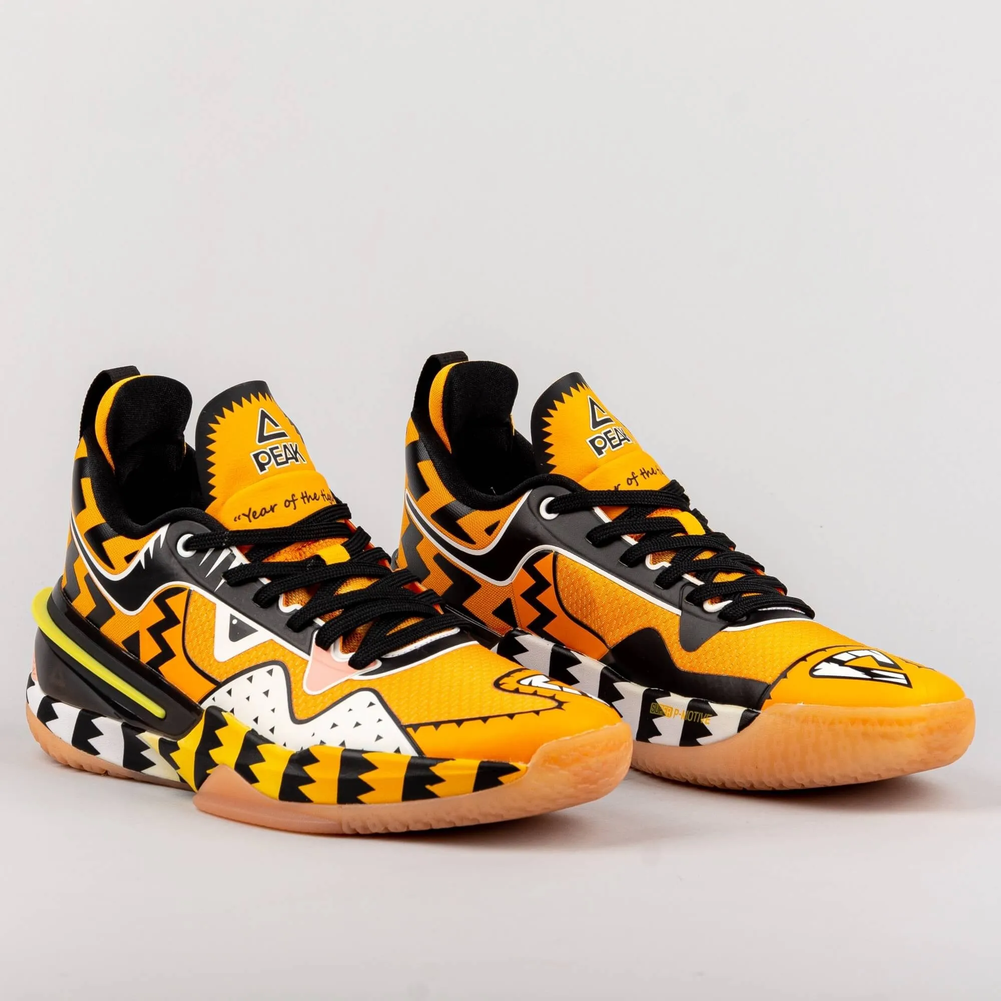 Basketbalové tenisky Peak Basketball Match Shoes Year Of The Tiger Limited Edition Flash 3 Mango Yellow
