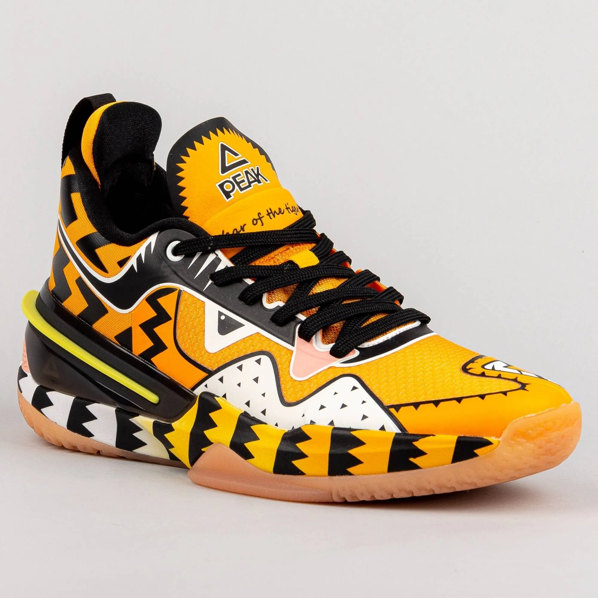 Basketbalové tenisky Peak Basketball Match Shoes Year Of The Tiger Limited Edition Flash 3 Mango Yellow