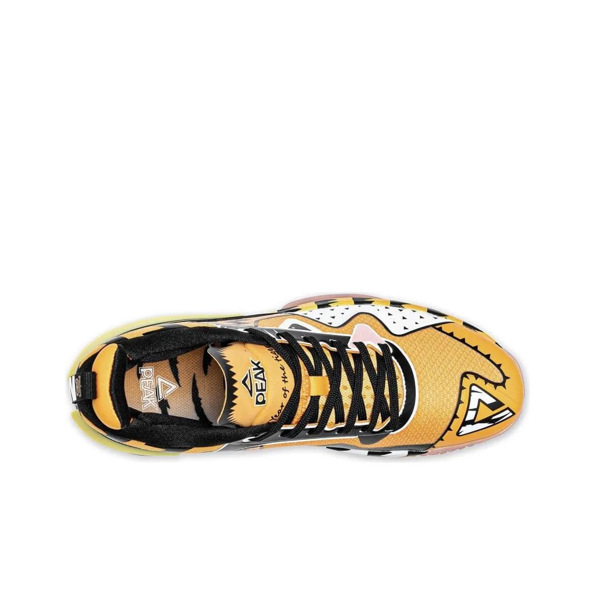 Basketbalové tenisky Peak Basketball Match Shoes Year Of The Tiger Limited Edition Flash 3 Mango Yellow