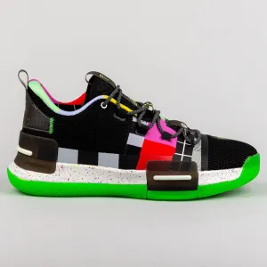 Basketbalové tenisky Peak Lou Williams Signature Basketball Shoes Flash 1 x 30ING „Analog“ Black/Fluorescent Green