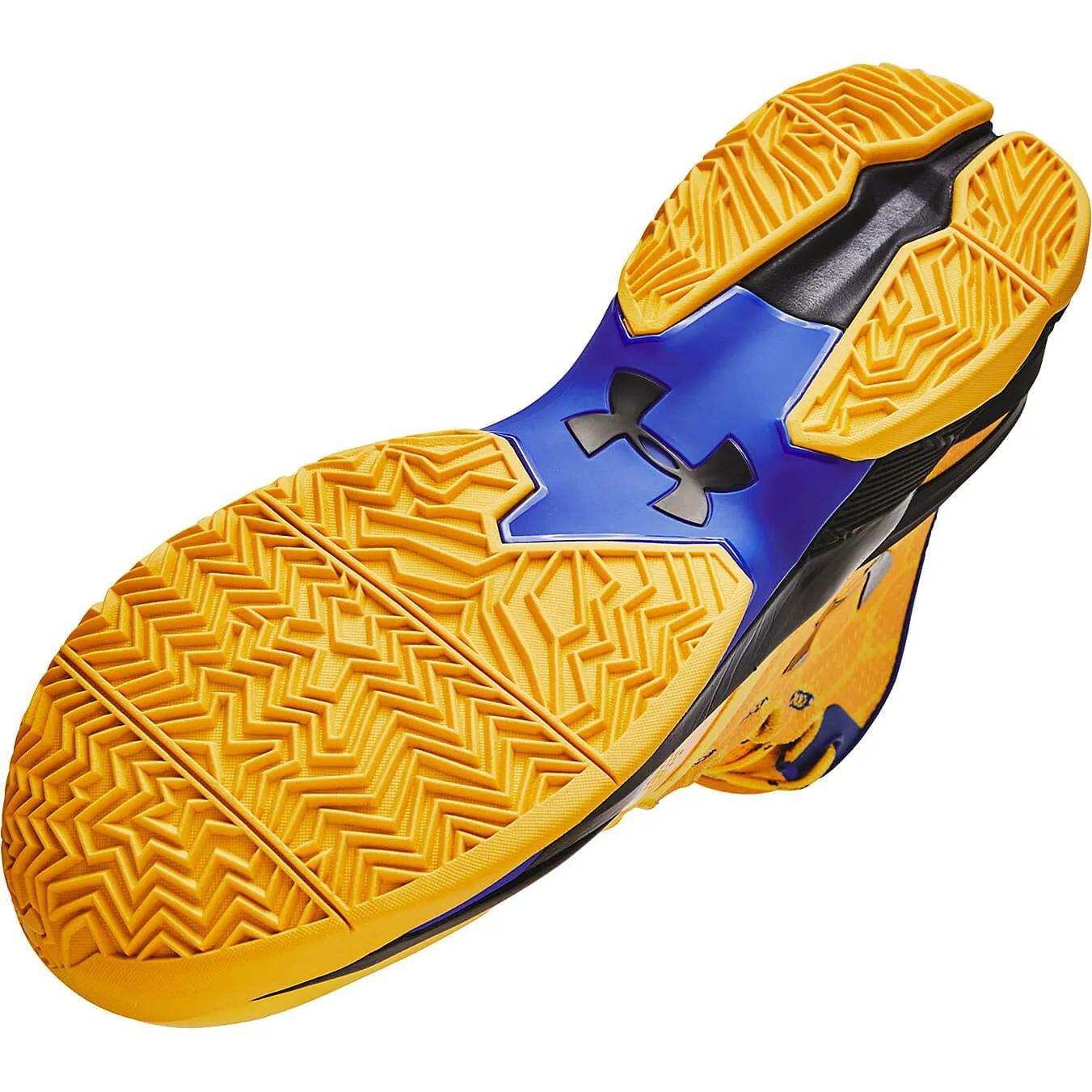 Basketbalové tenisky Under Armour Unisex Curry 2 'Double Bang' Basketball Shoes Steeltown Gold / Taxi