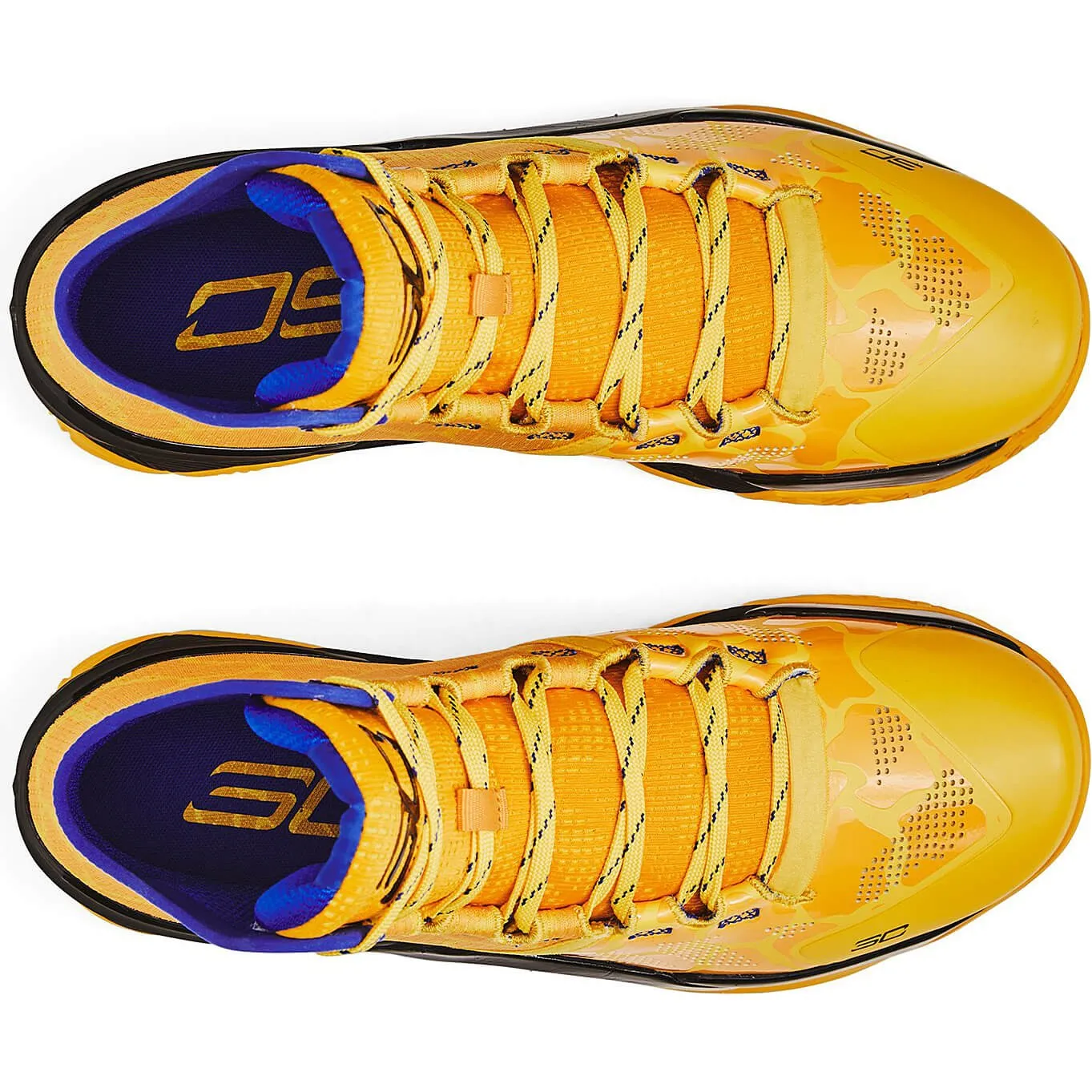 Basketbalové tenisky Under Armour Unisex Curry 2 'Double Bang' Basketball Shoes Steeltown Gold / Taxi