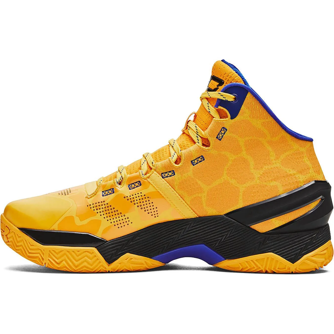 Basketbalové tenisky Under Armour Unisex Curry 2 'Double Bang' Basketball Shoes Steeltown Gold / Taxi